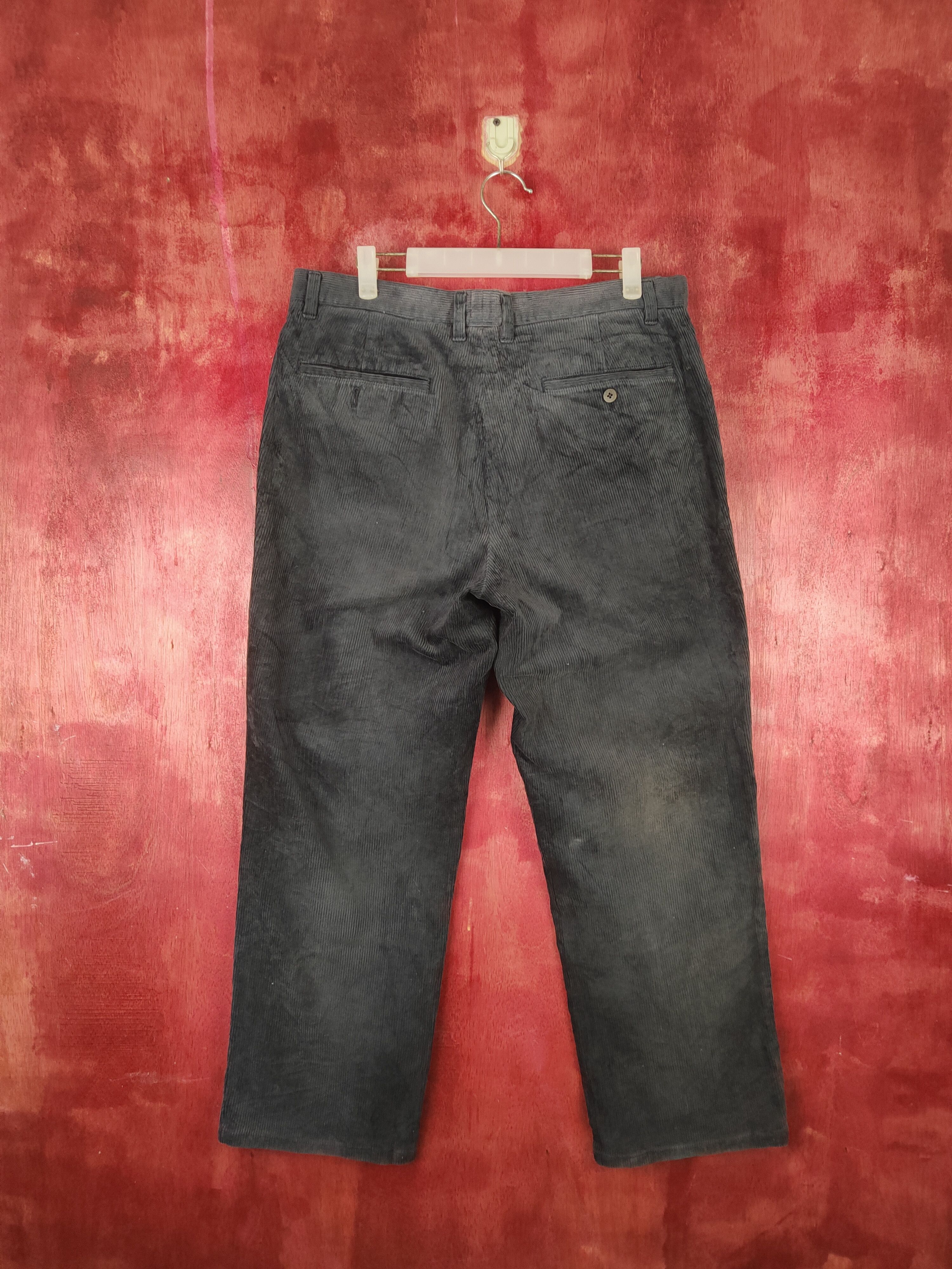 Uniqlo Uniqlo vintage japan Dark Blue Corduroy Pants #S1383 Size US 35 - 7 Thumbnail