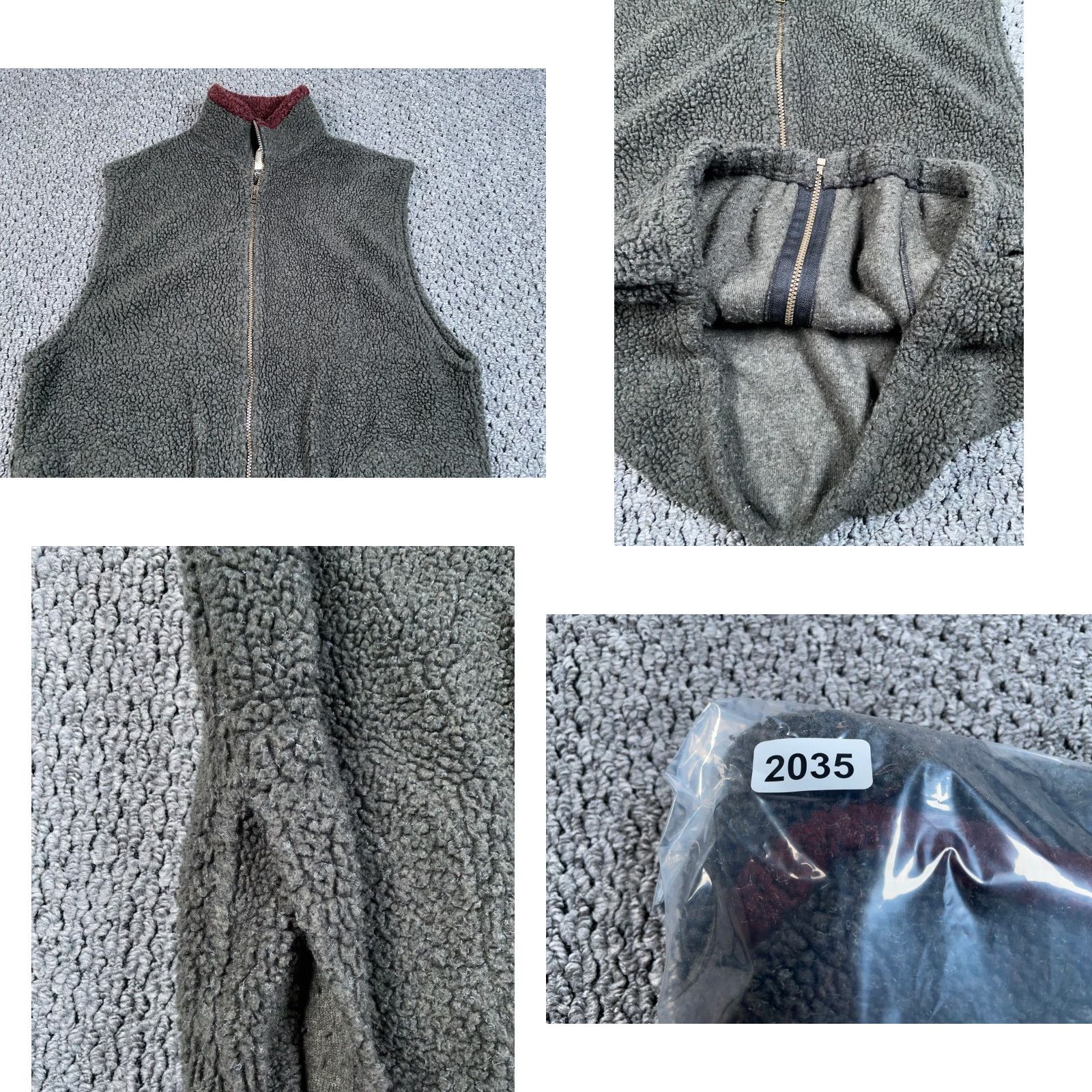 Vintage Field & Stream VTG Fleece Zip Up Vest Adult Large Dark Gray Outdoor Hiking Size US L / EU 52-54 / 3 - 8 Thumbnail