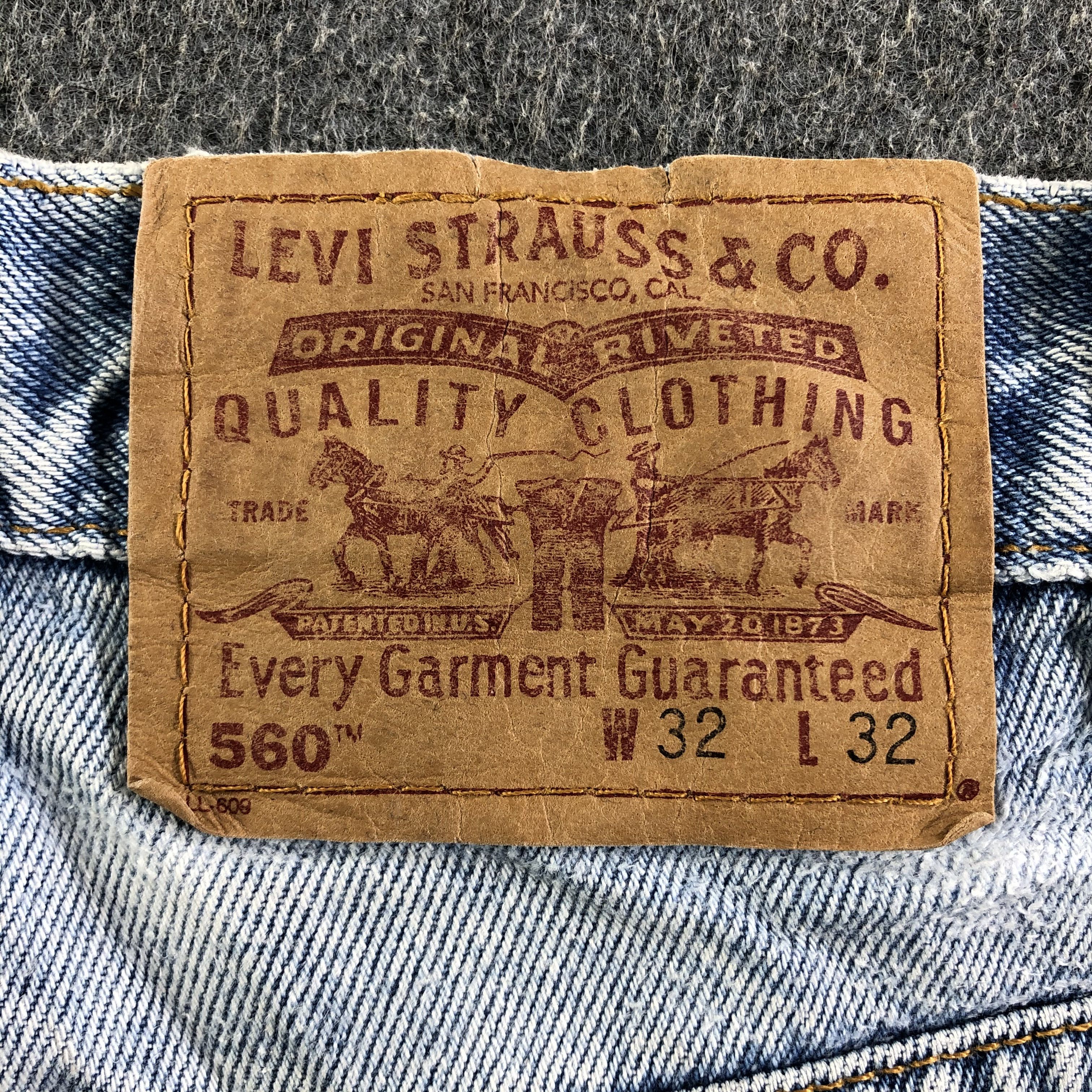 Levi's Vintage Light Wash Levis 560 Jeans-J3579 Size US 32 / EU 48 - 5 Thumbnail