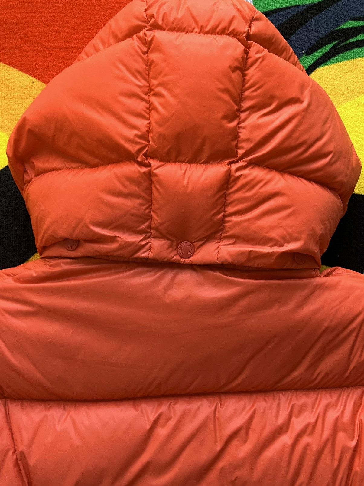 Moncler L Moncler Cyclone Short Down Jacket goose orange vest 2 jn 1 Size US L / EU 52-54 / 3 - 15 Thumbnail