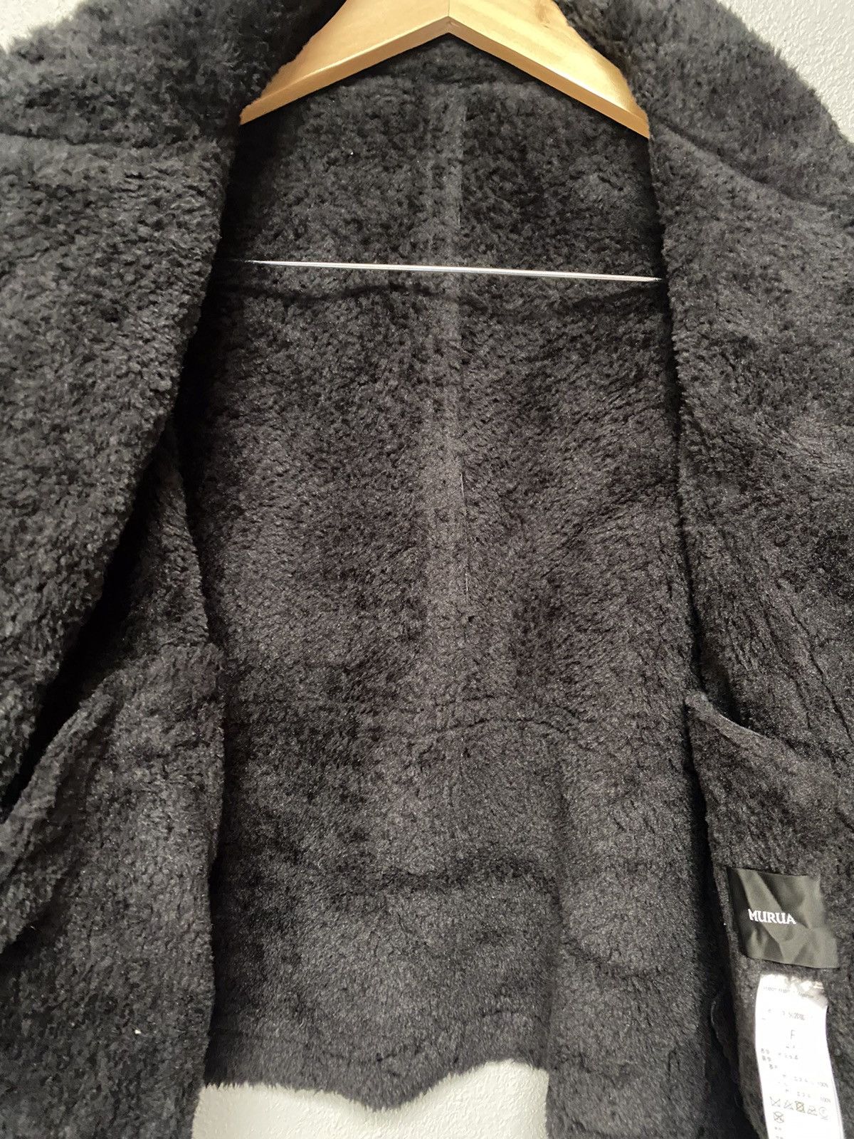 Murua Japanese brand leather fur bikers jacket (j4)