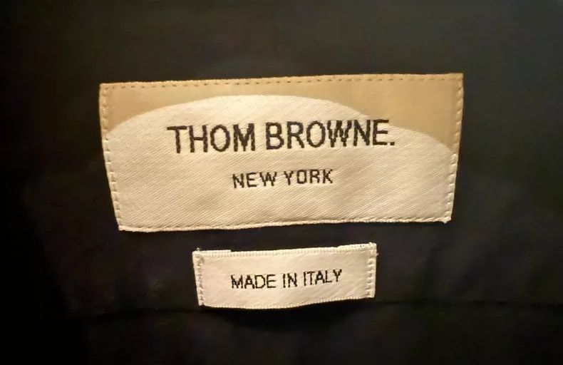 Thom Browne Thom Browne Dark blue four-bar shirt jacket 2505-Nextarrow Size US M / EU 48-50 / 2 - 4 Thumbnail