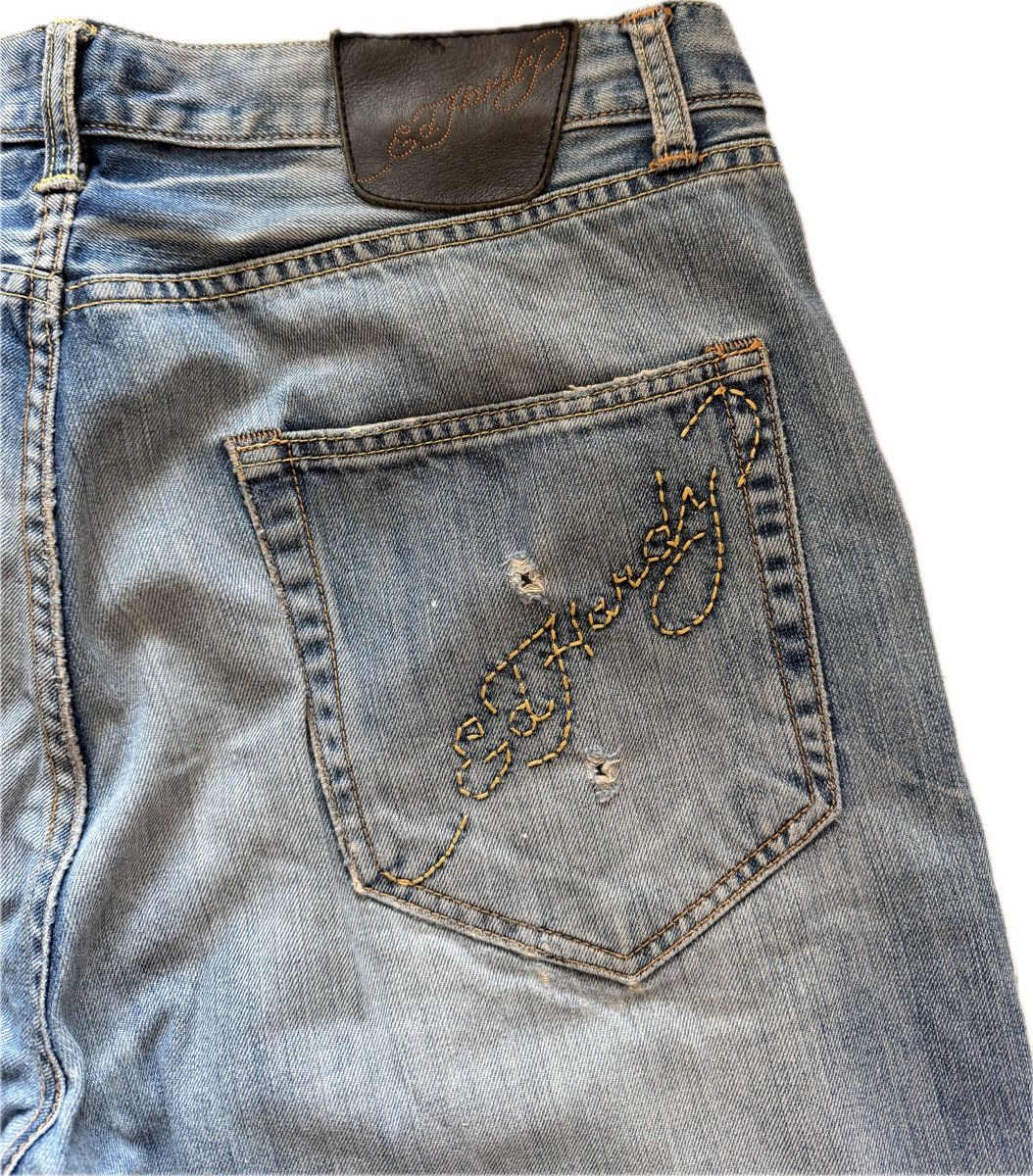 Ed Hardy Vintage Ed Hardy Spelled Out Jeans Size US 36 / EU 52 - 7 Thumbnail