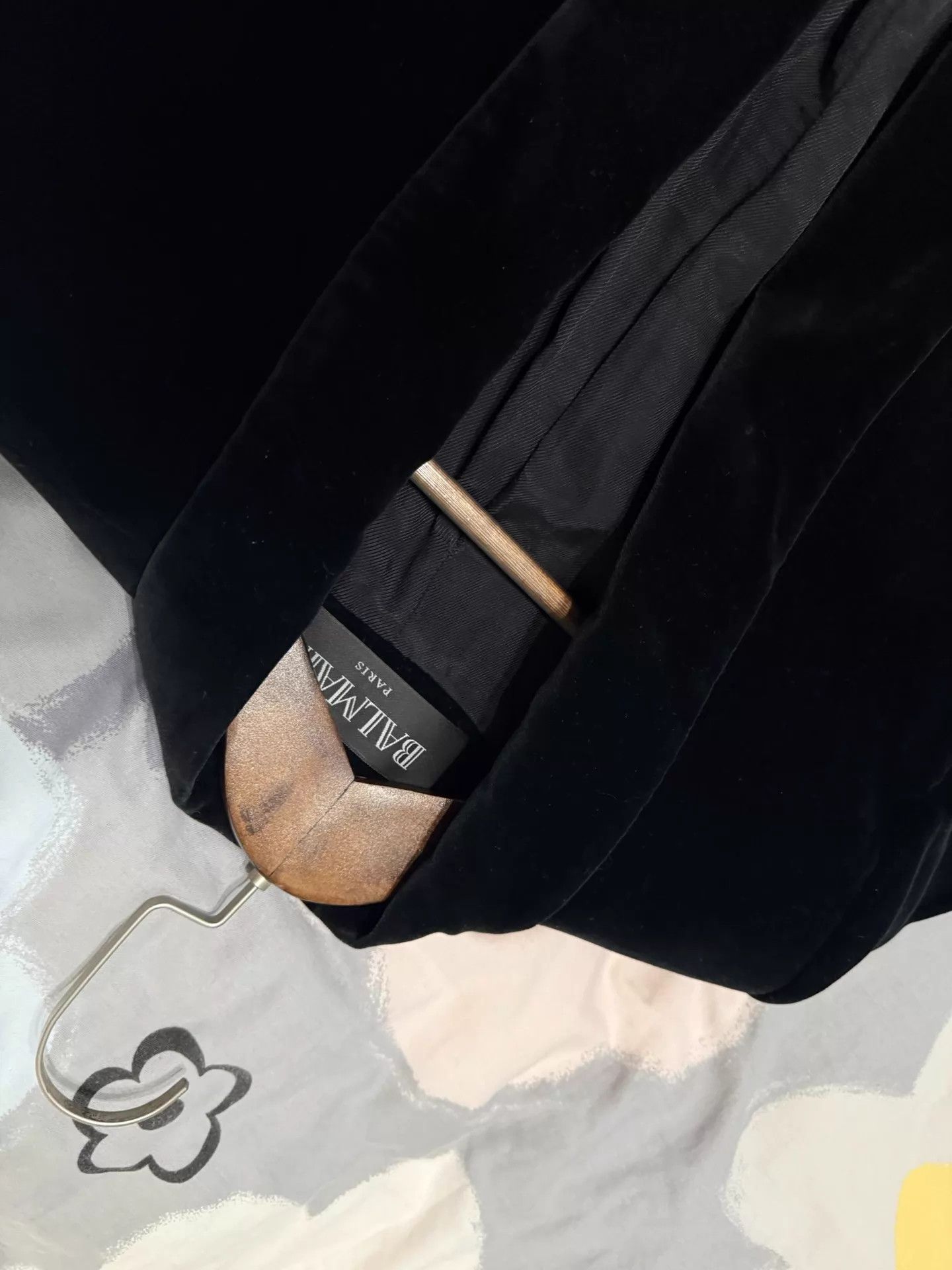 Balmain BALMAIN Black Velvet Blazer 95 New Size XS / US 0-2 / IT 36-38 - 6 Thumbnail