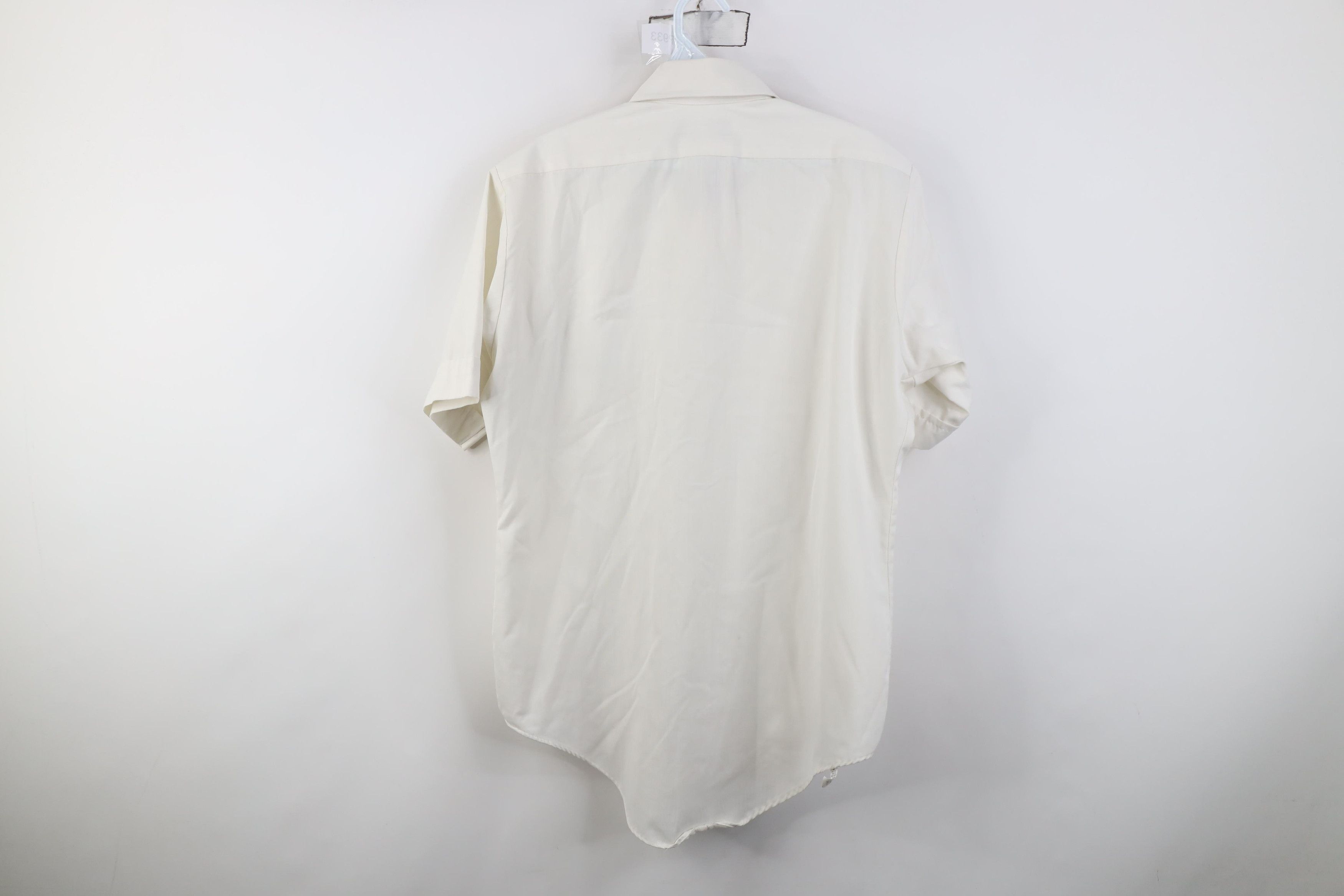 Vintage Vintage 70s The Aviator Flight Short Sleeve Button Shirt Size US M / EU 48-50 / 2 - 13 Thumbnail