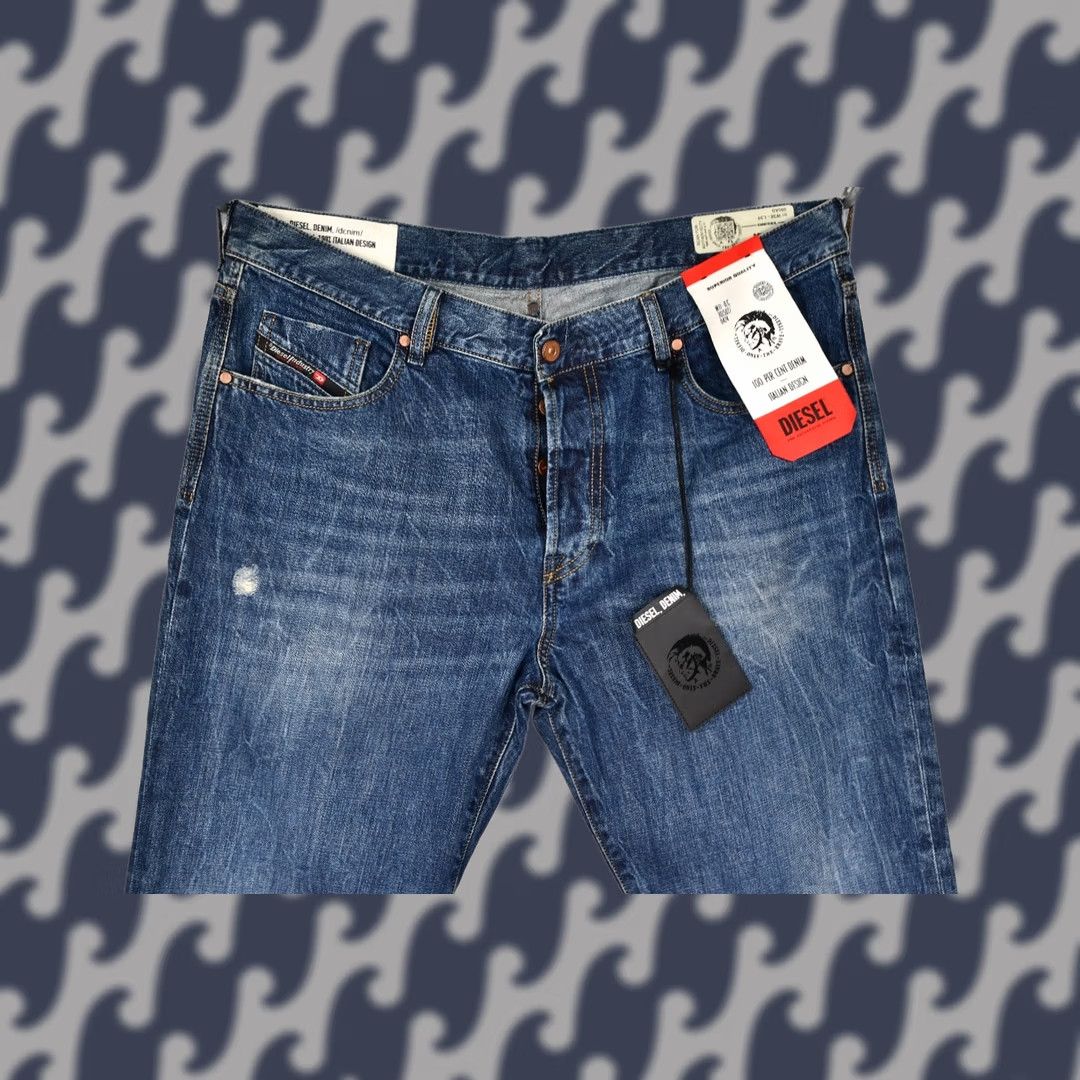 Diesel Diesel Mharky 080AG Slim Skinny Jeans 38 W Blue L32 Men Denim Slim Jeans" Size US 38 / EU 54 - 1 Thumbnail