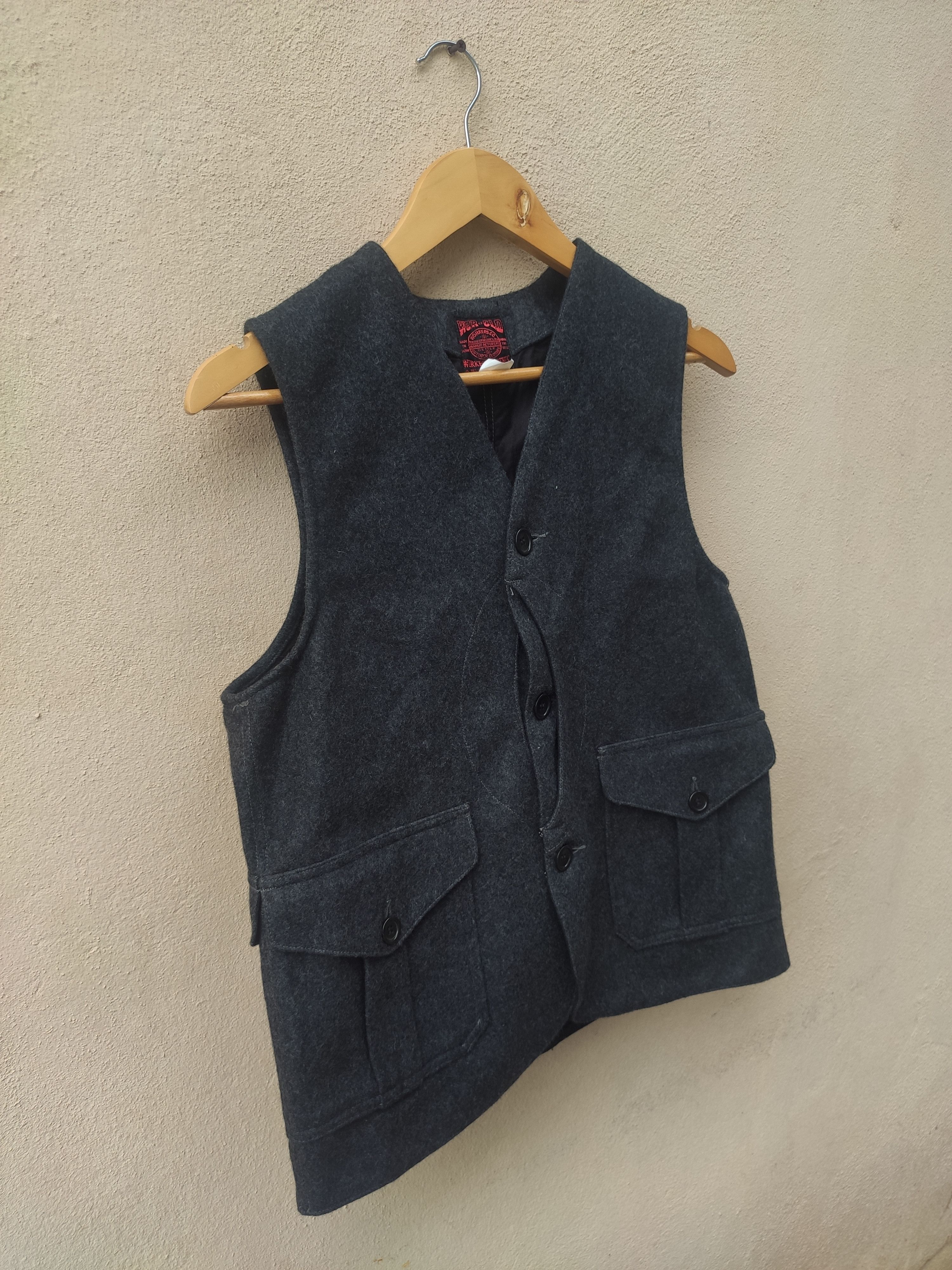 The Workers Club Vintage Workers.Co vest wool tactical Workers Clothing vest Size US S / EU 44-46 / 1 - 4 Thumbnail
