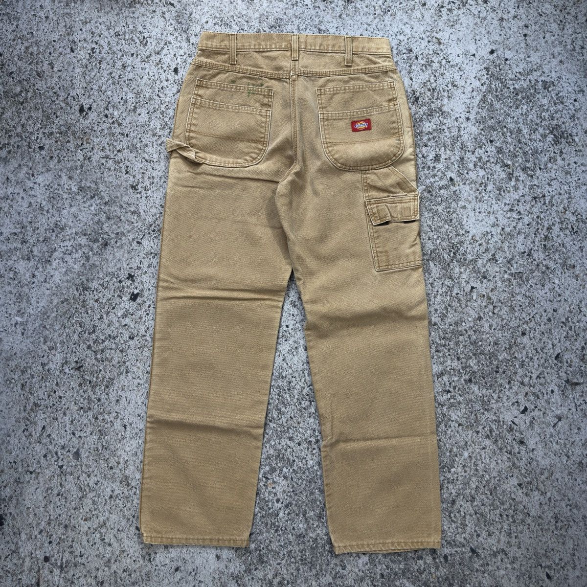 Vintage Dickies Thrashed Faded Distressed Carpenter Pants ERD Grunge Size US 31 - 2 Thumbnail