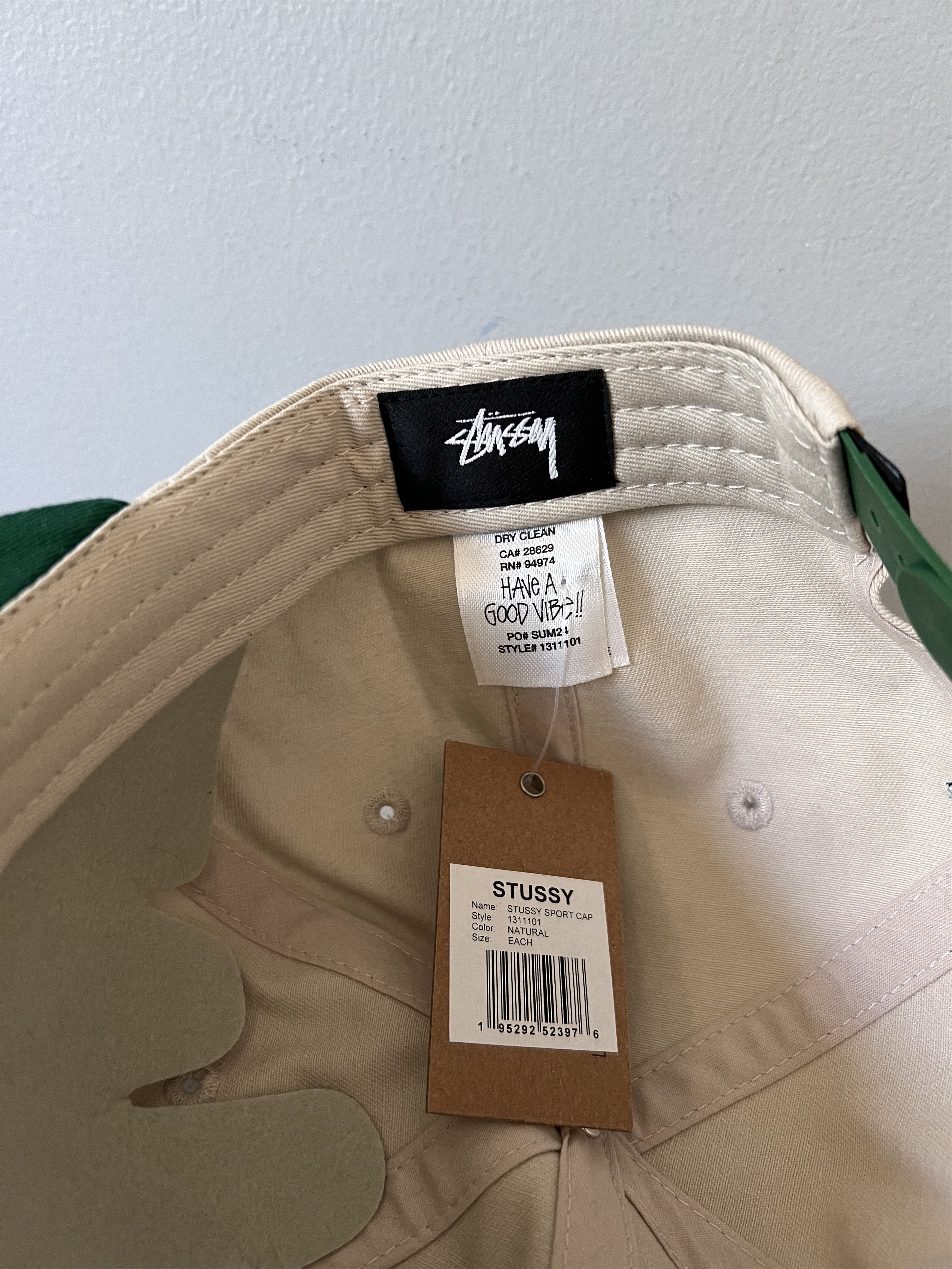 Stussy Stussy Sport 2 Tone Hat in Natural Green Size ONE SIZE - 5 Thumbnail