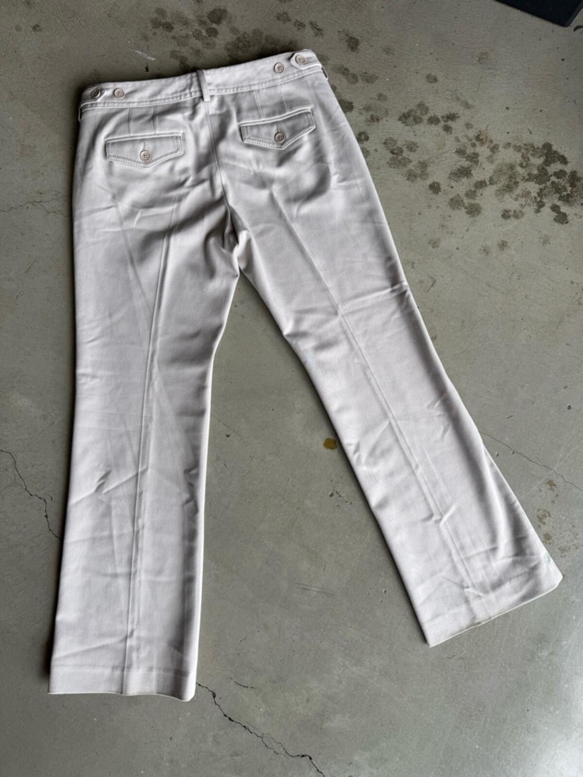Express Express / Columnist Dress Pants / Light Khaki Size 28" / US 6 / IT 42 - 6 Thumbnail