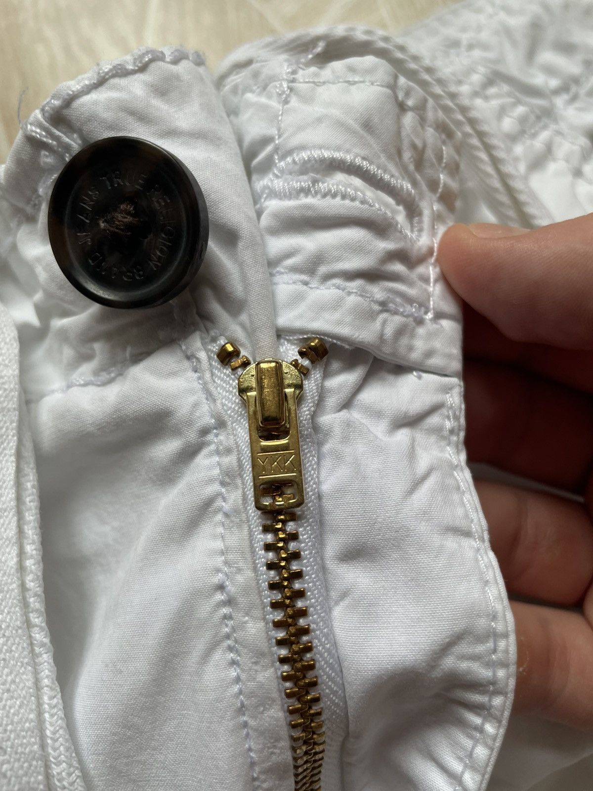 True Religion True Religion Cargo Shorts White 34 Embroidered Seams Logo Size US 34 / EU 50 - 11 Thumbnail