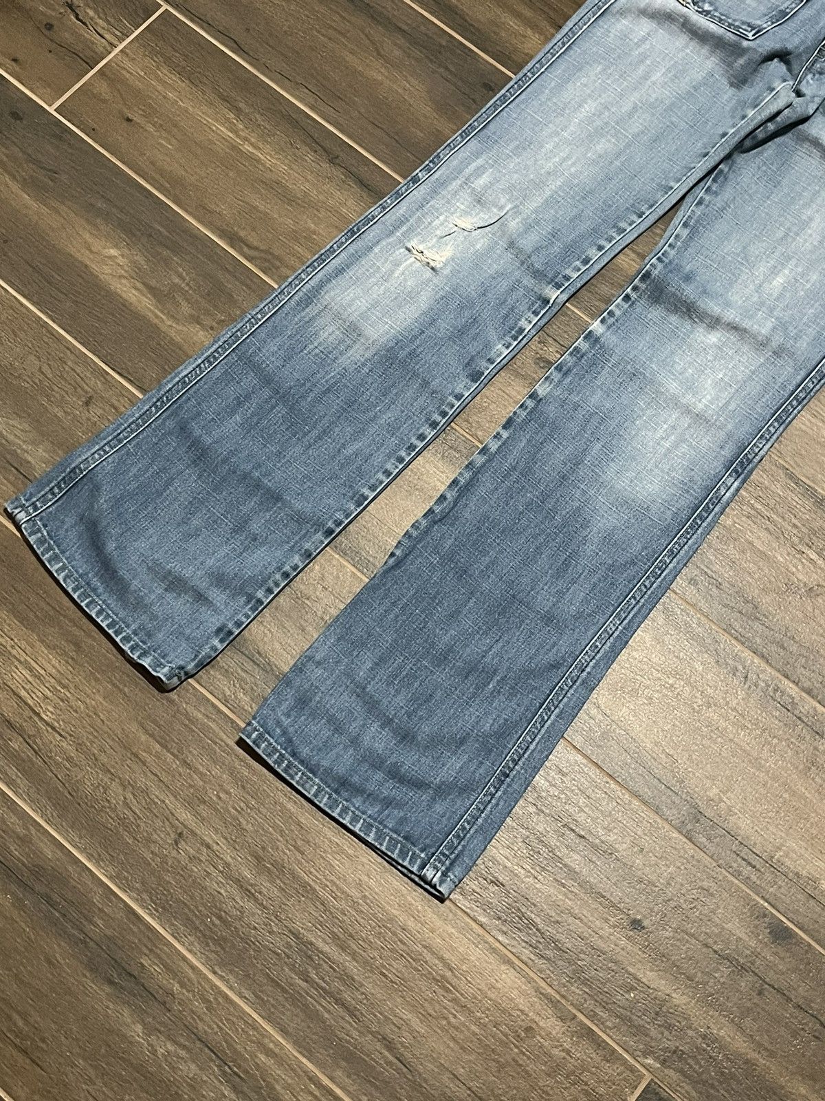 Diesel Diesel Flared Wide Leg Rare Denim Size 28" / US 6 / IT 42 - 3 Thumbnail