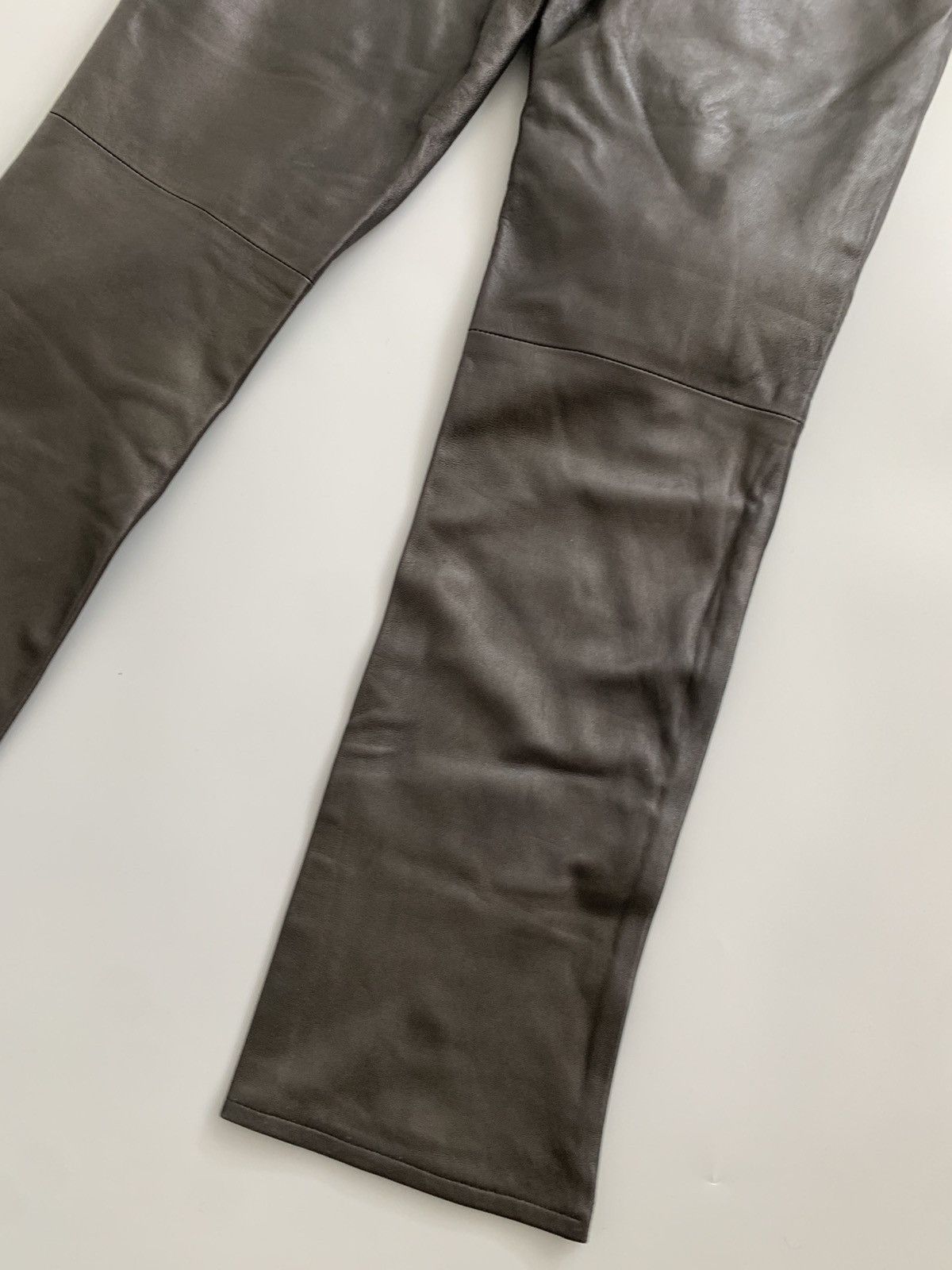 Versace Vintage Versace Leather Pants Y2K streetwear Size 27" / US 4 / IT 40 - 18 Thumbnail