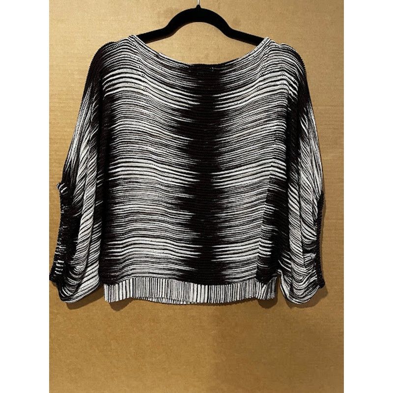 Other VTG Alberto Makali Cocoon Top Dark Brown Tan Cream Size L Size L / US 10 / IT 46 - 2 Thumbnail