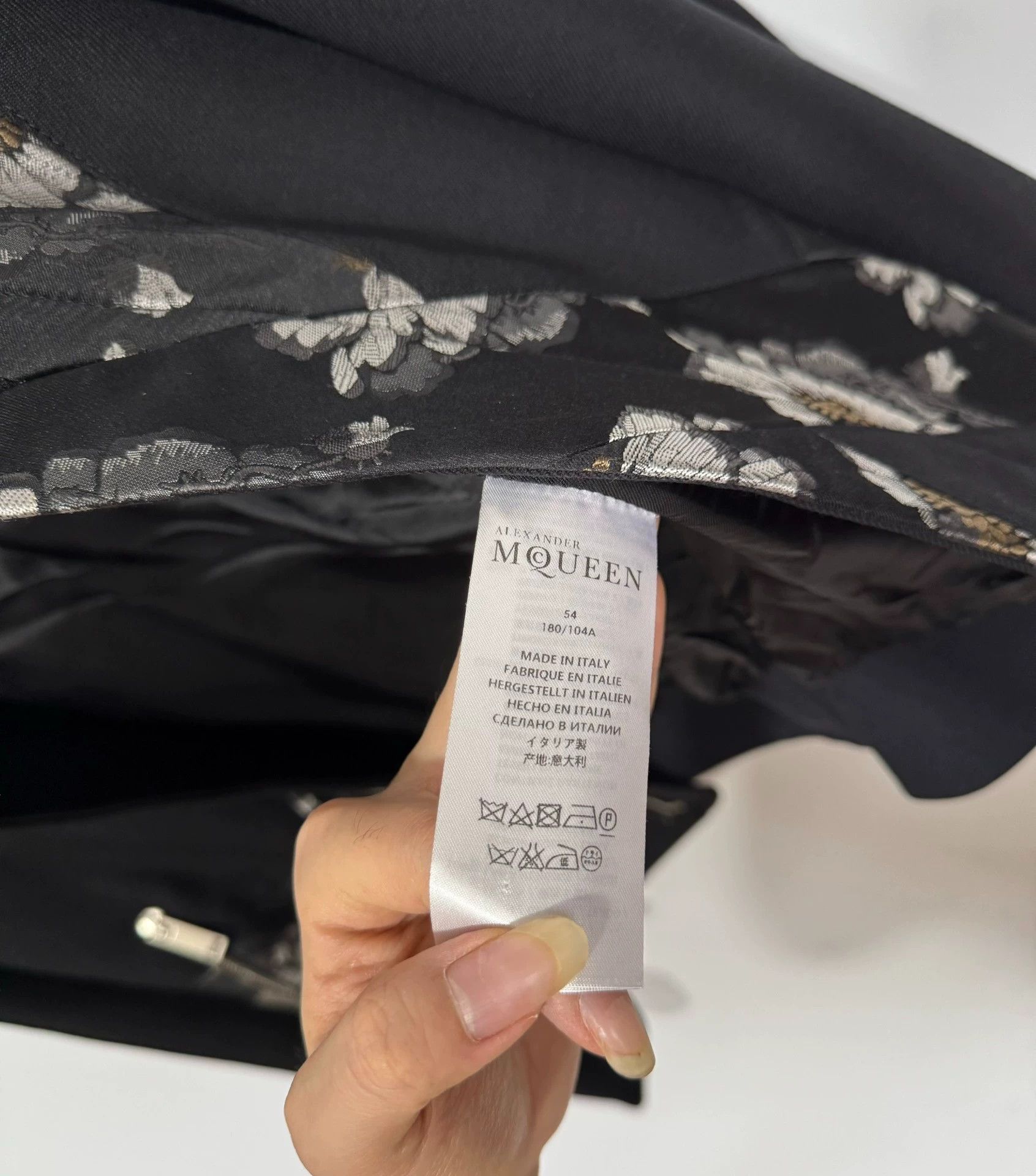McQ Alexander McQueen Alexander McQueen Floral Jacquard Wool Jacket 54 Size US L / EU 52-54 / 3 - 7 Thumbnail