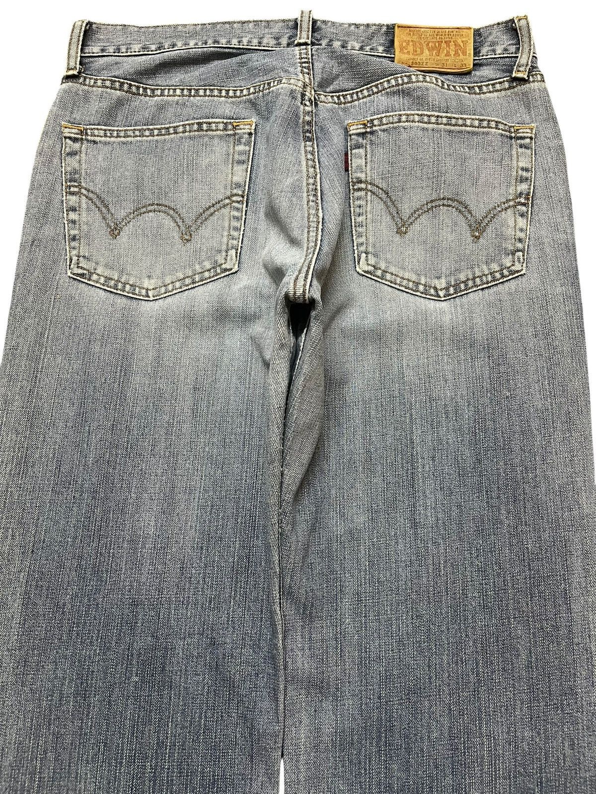 Edwin Vintage Edwin 503zz Faded Distressed Denim Size US 31 - 6 Thumbnail