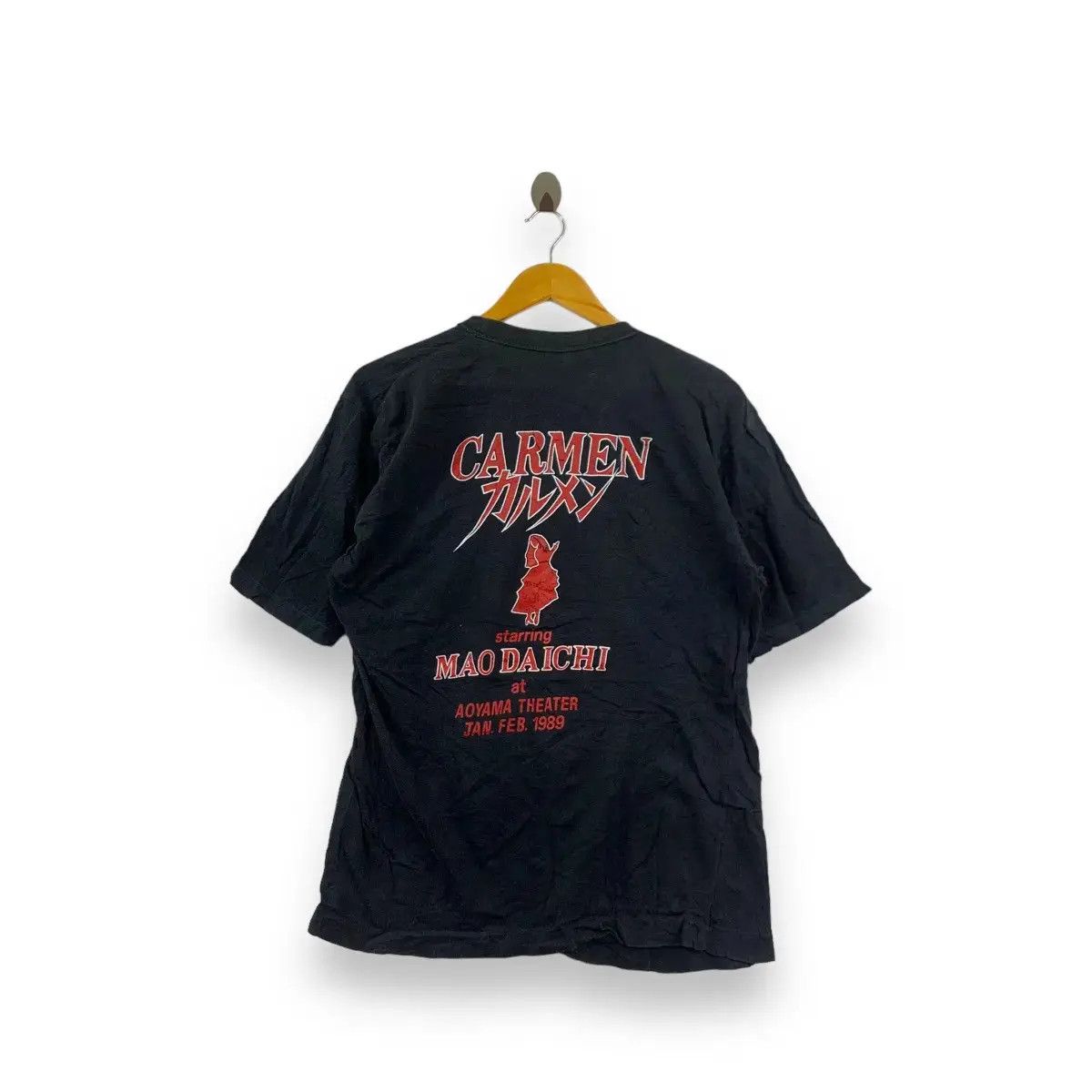 Vintage Vintage 1989 CARMEN MAO DAICHI Musical Theater Tee Shirt Size US S / EU 44-46 / 1 - 5 Thumbnail