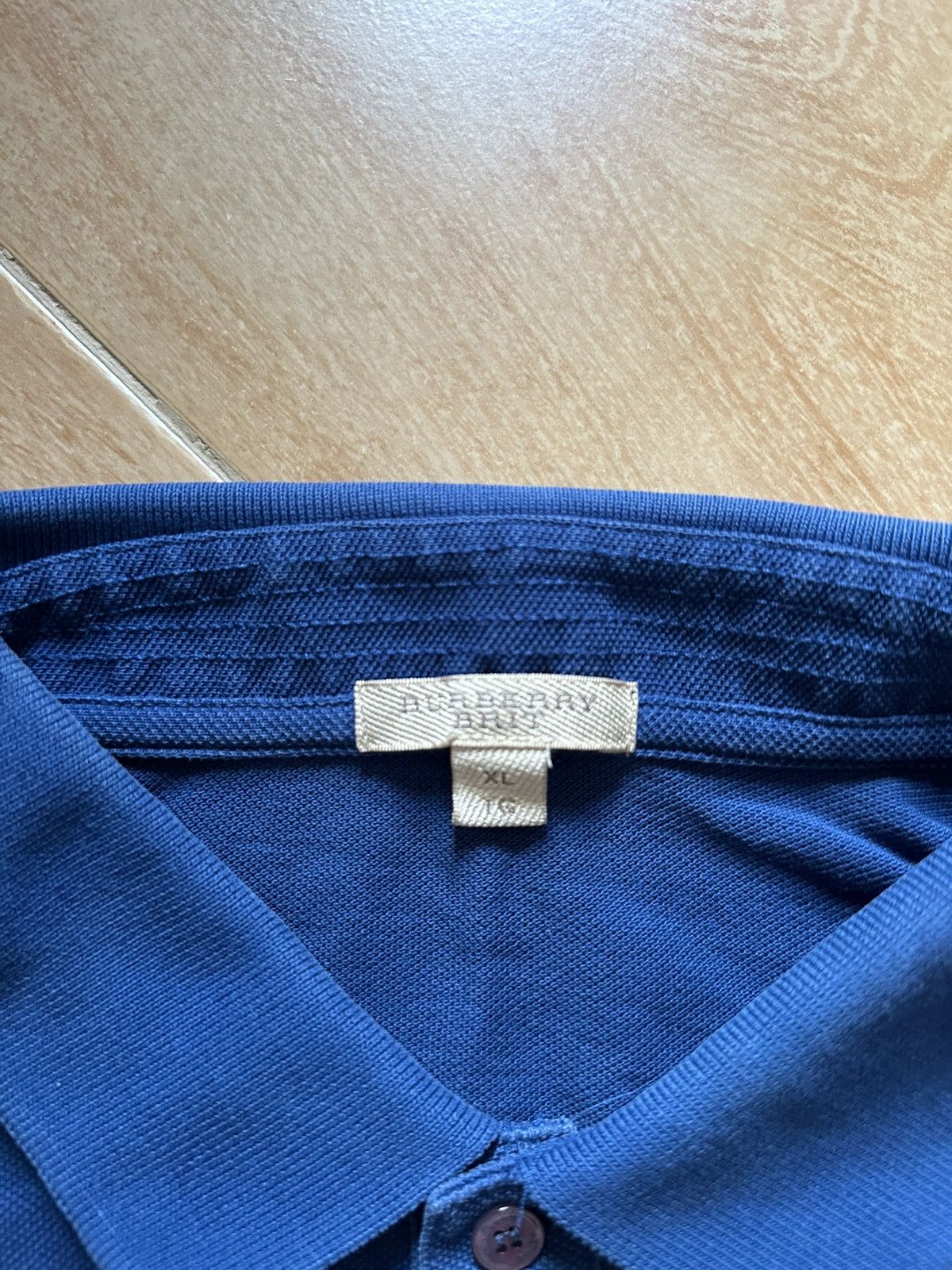 Burberry × Designer Burberry Blue Polo Shirt Size US XL / EU 56 / 4 - 3 Thumbnail