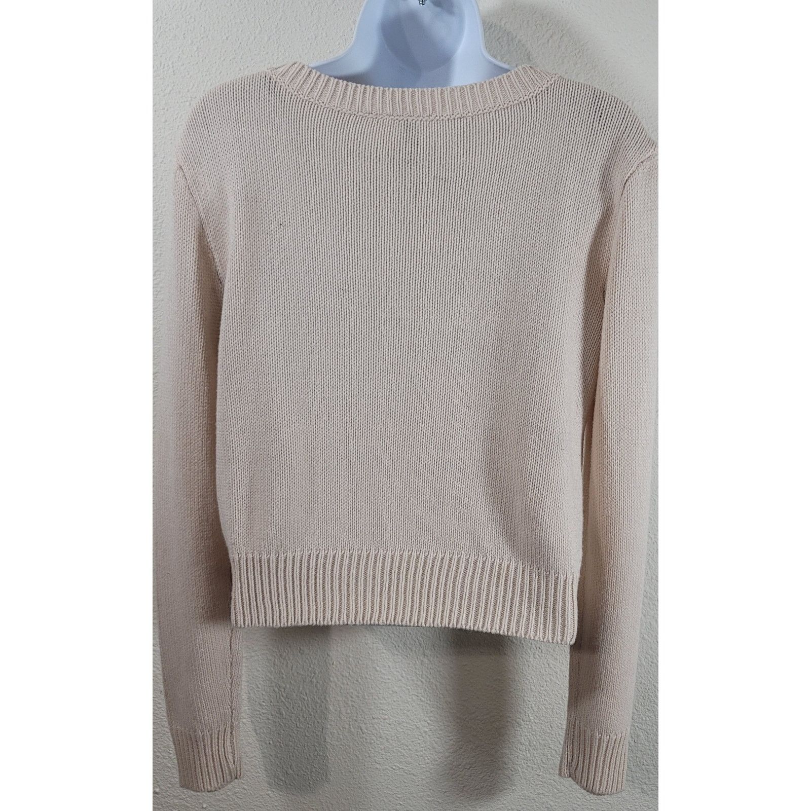 Other Divided Pink Cropped Crew Neck Long Sleeve Sweater Small Size S / US 4 / IT 40 - 2 Thumbnail