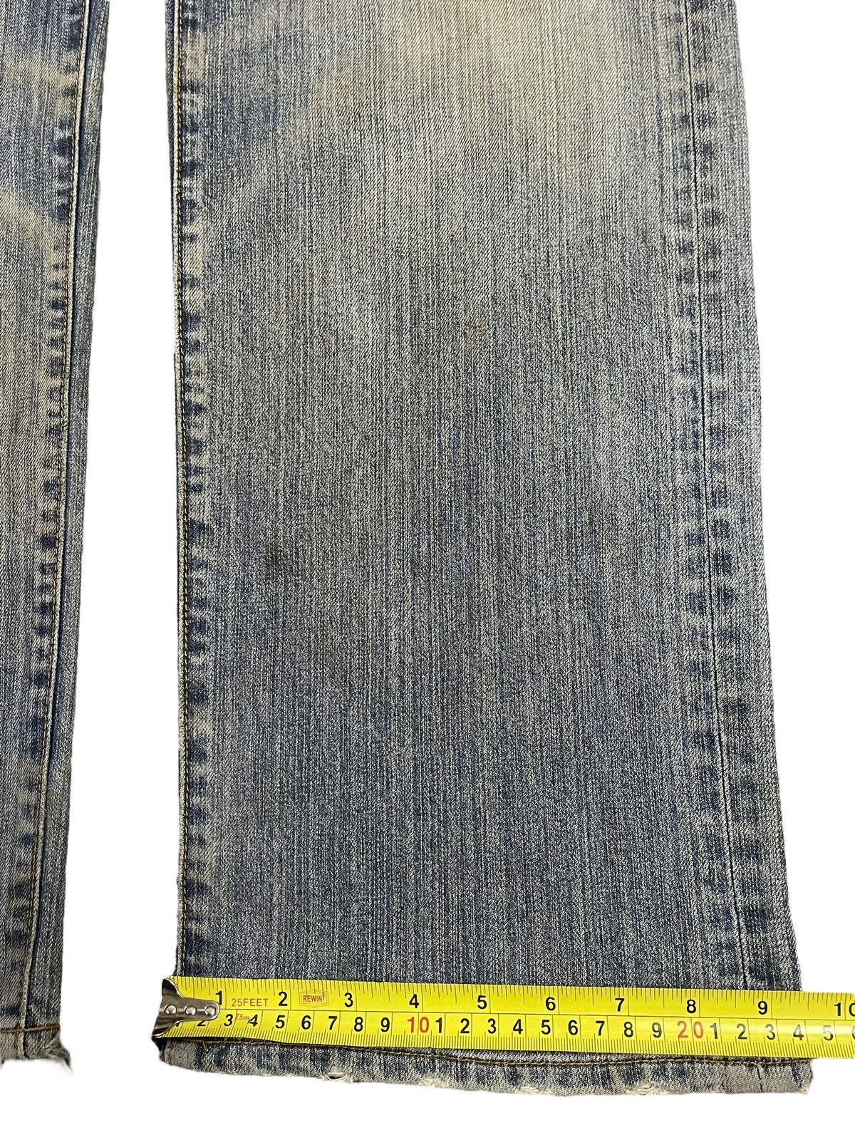 Jun Takahashi Vintage Japanese Brand Blue Wash Distress Loose Jeans Size US 36 / EU 52 - 16 Thumbnail