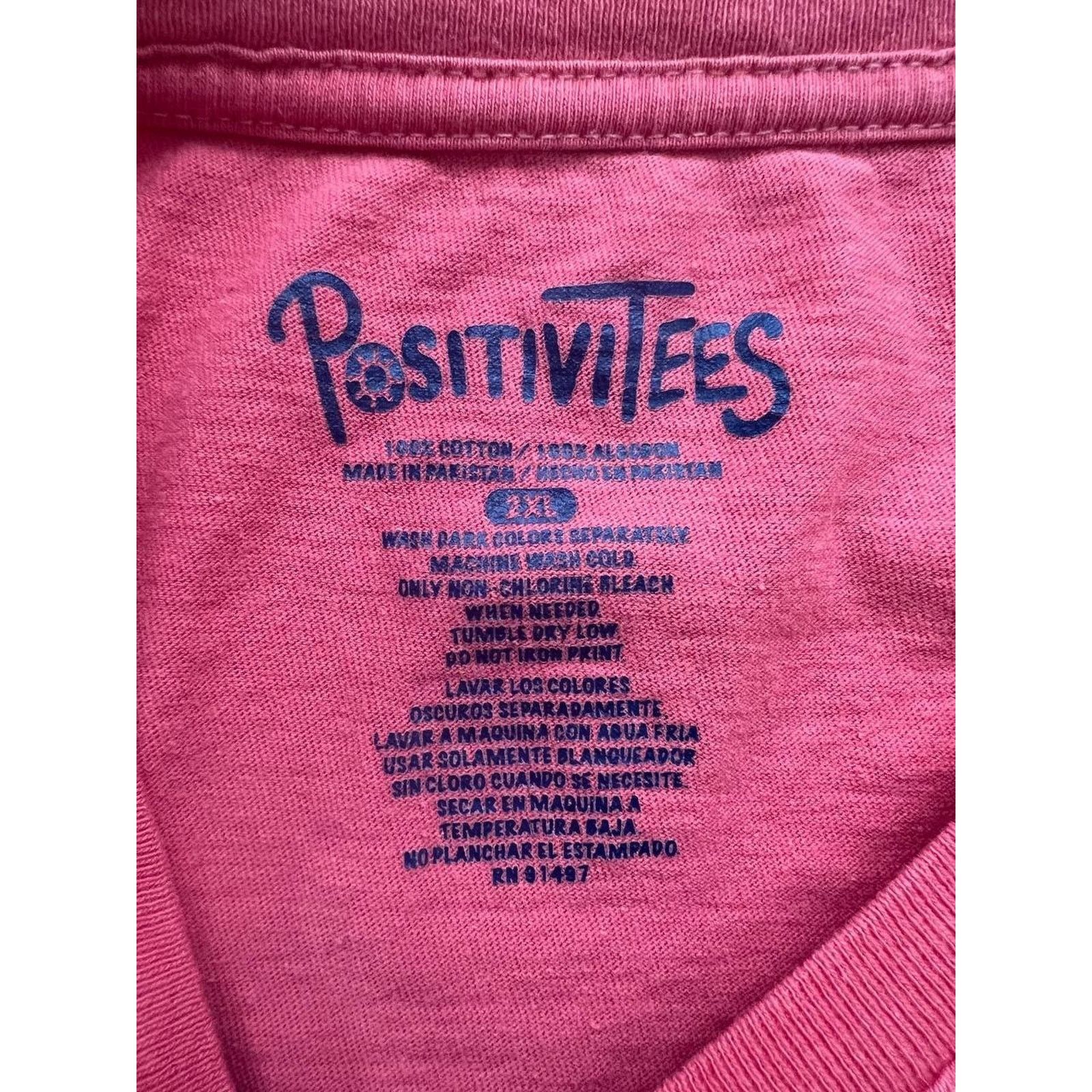 & Other Stories Positivities T Shirt Red Started Top Size 2XL A003153 Size US XXL / EU 58 / 5 - 5 Thumbnail