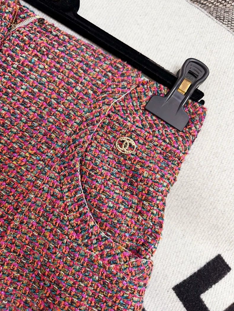 Chanel Chanel 19P Spring and Summer Preview Pink Mixed Color Twee Size 25" / US 0 / IT 36 - 3 Thumbnail