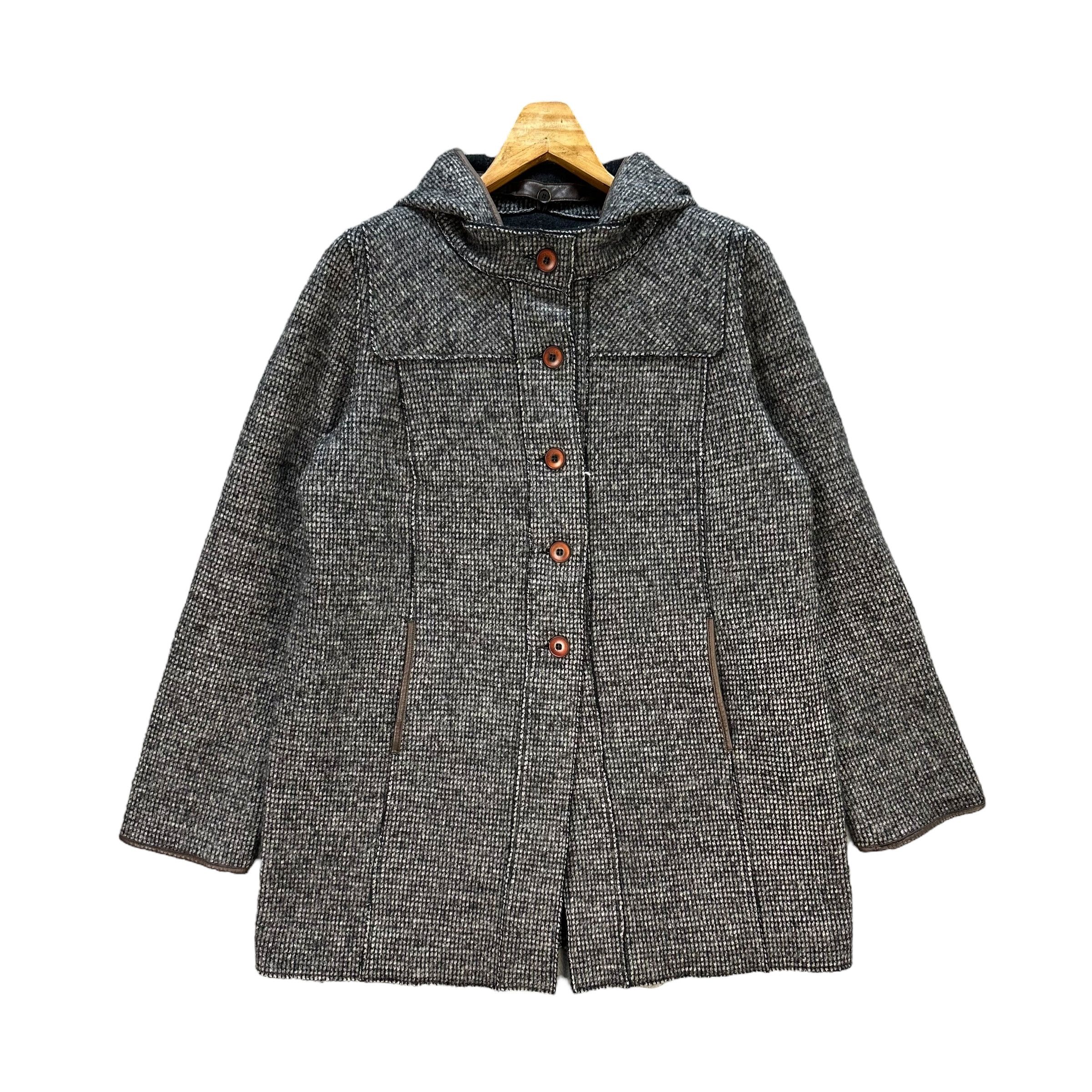 Other Vintage WHAOS COUTURE Hooded Coat Jacket #A74-1799 Size XL / US 12-14 / IT 48-50 - 1 Thumbnail
