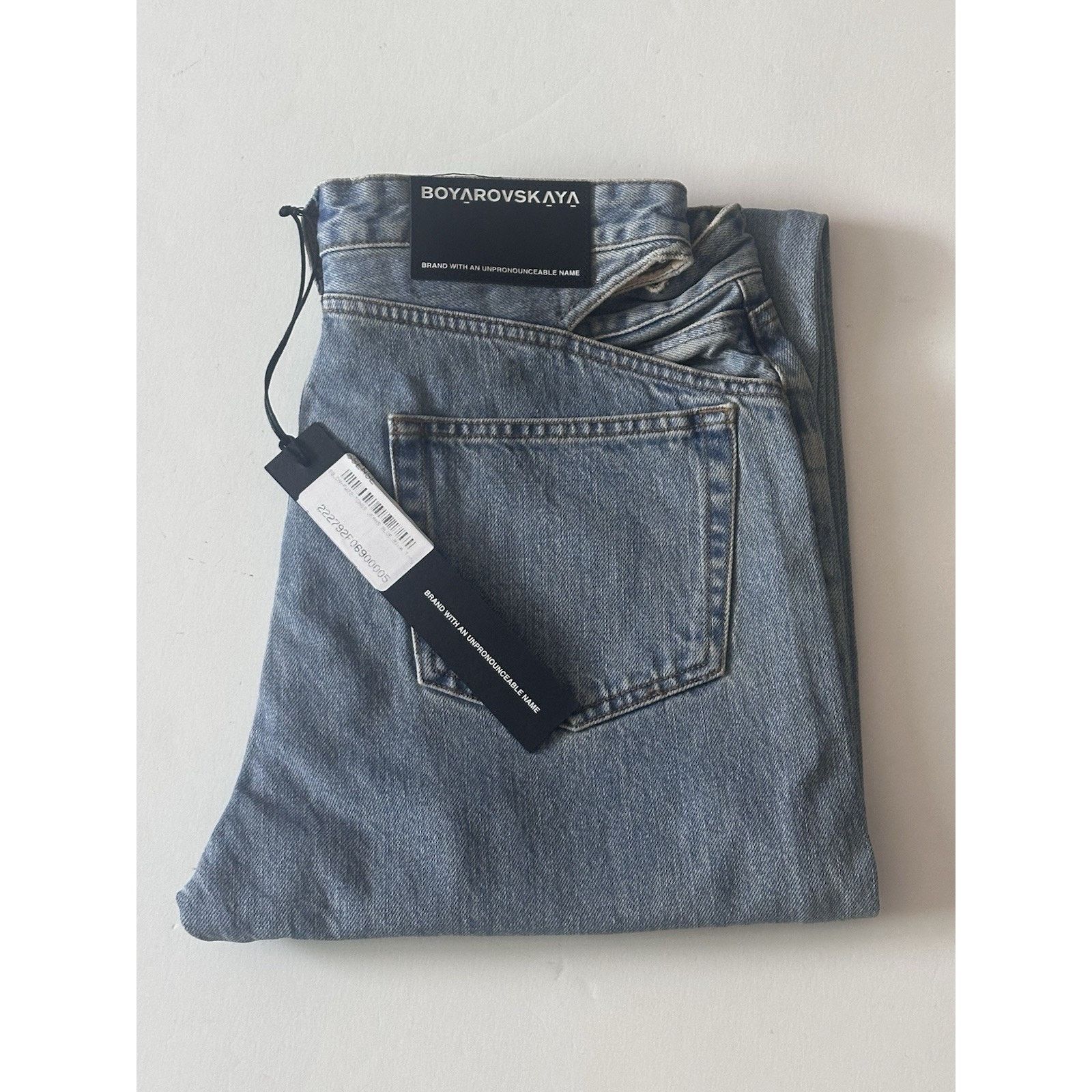 Boyarovskaya Blue Tongs Jeans Size 29
