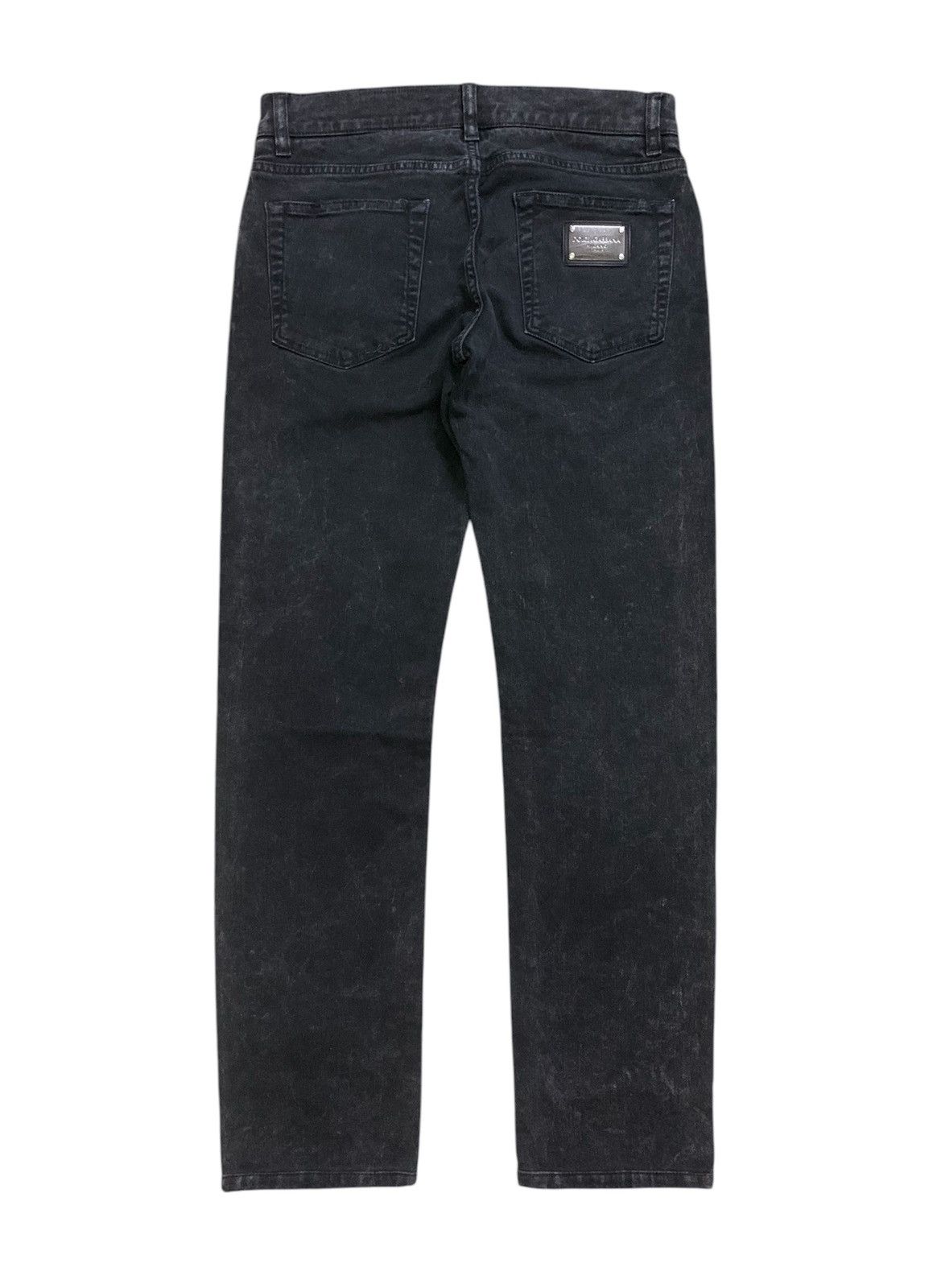 Dolce & Gabbana Dolce&Gabbana Skinny Super Black Denim Size 29" - 4 Thumbnail