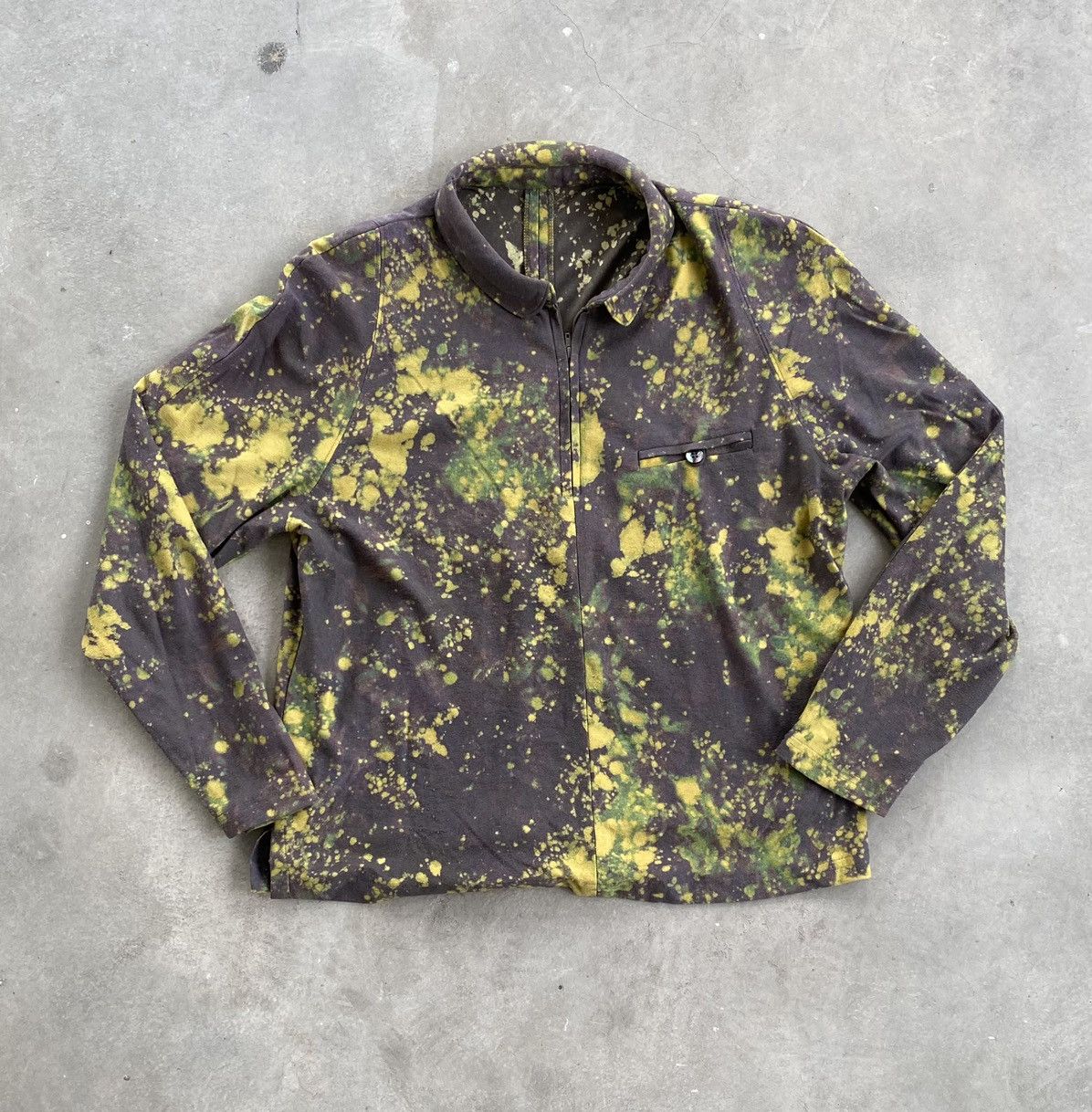 VINTAGE MIDZIPPER TYE DYE OUTERWEAR