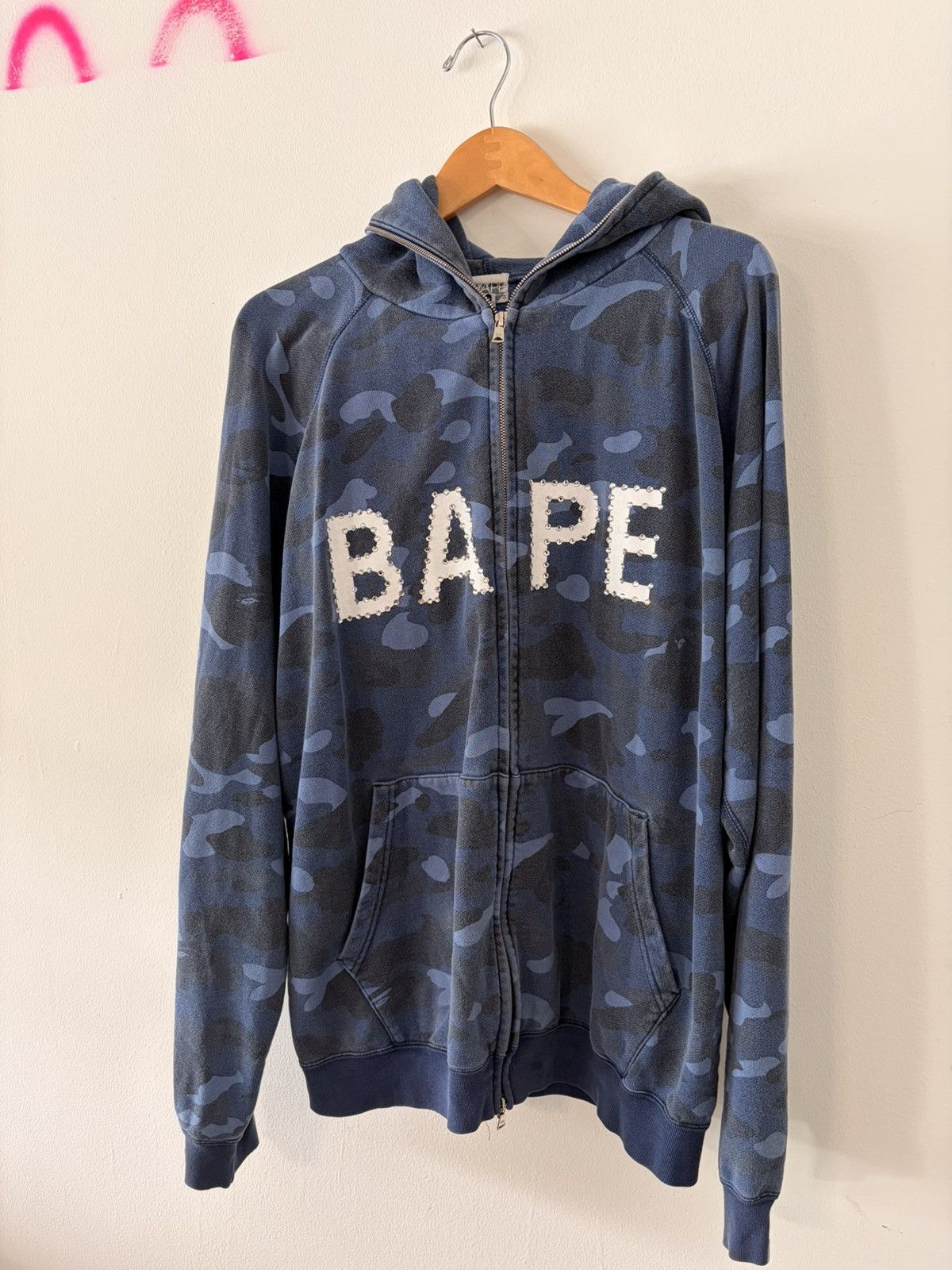 Bape Rhinestone Hoodie | Grailed