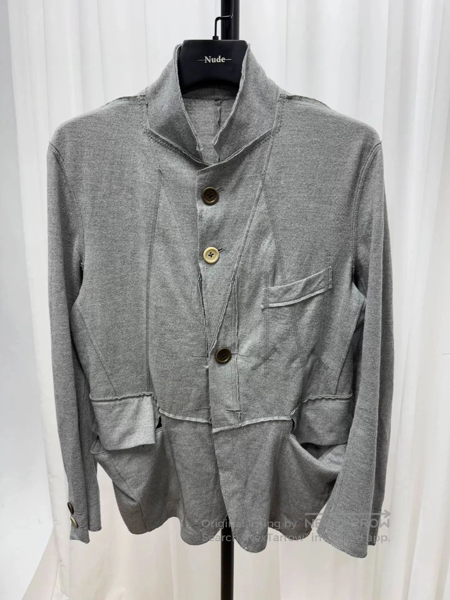 Takahiromiyashita The Soloist. The Soloist Deconstructed Wool Blazer. Size US M / EU 48-50 / 2 - 1 Thumbnail