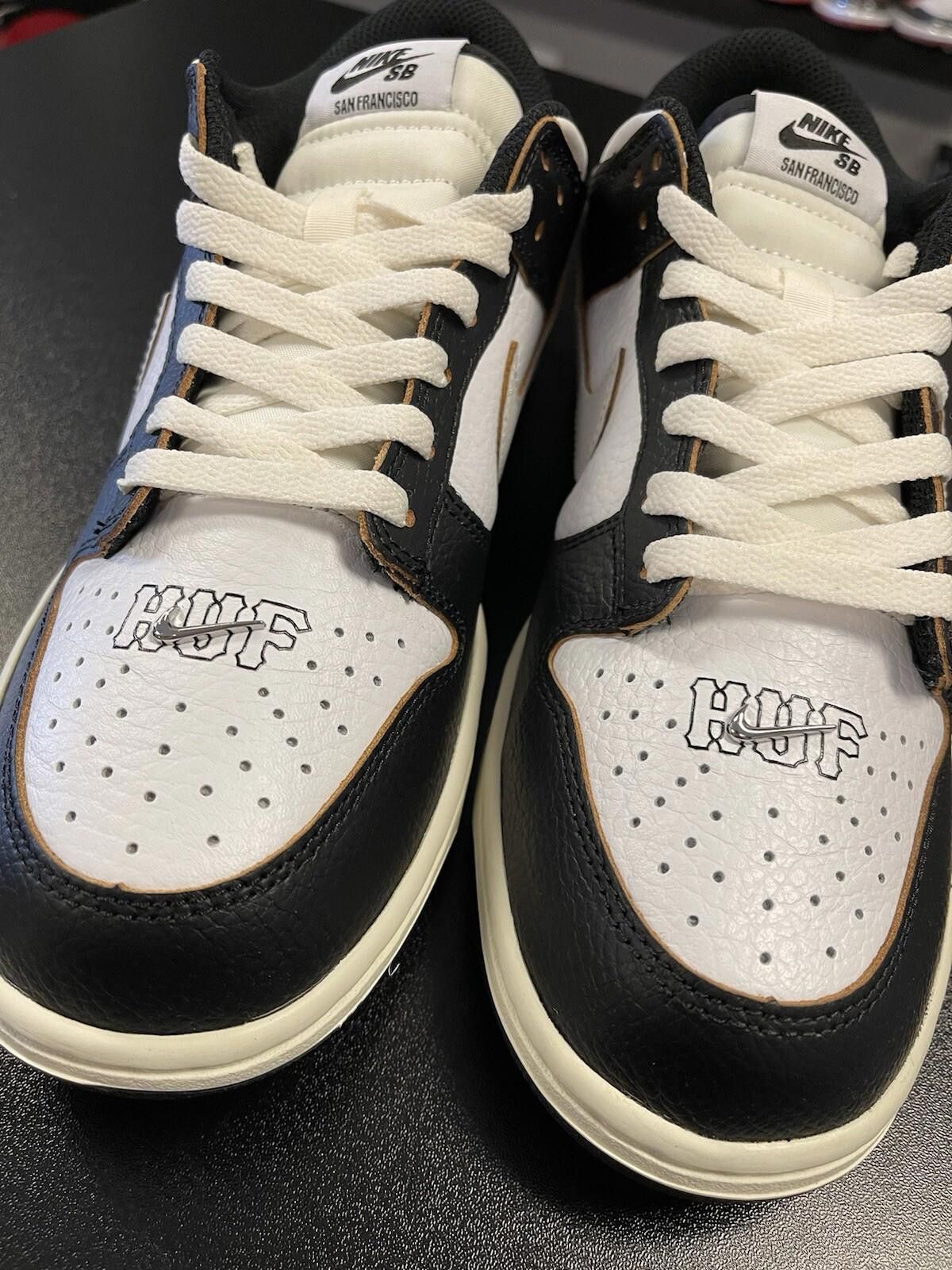 Nike Size 8 - Nike SB Dunk HUF San Francisco Low Mens Black White Size US 8 / EU 41 - 6 Thumbnail