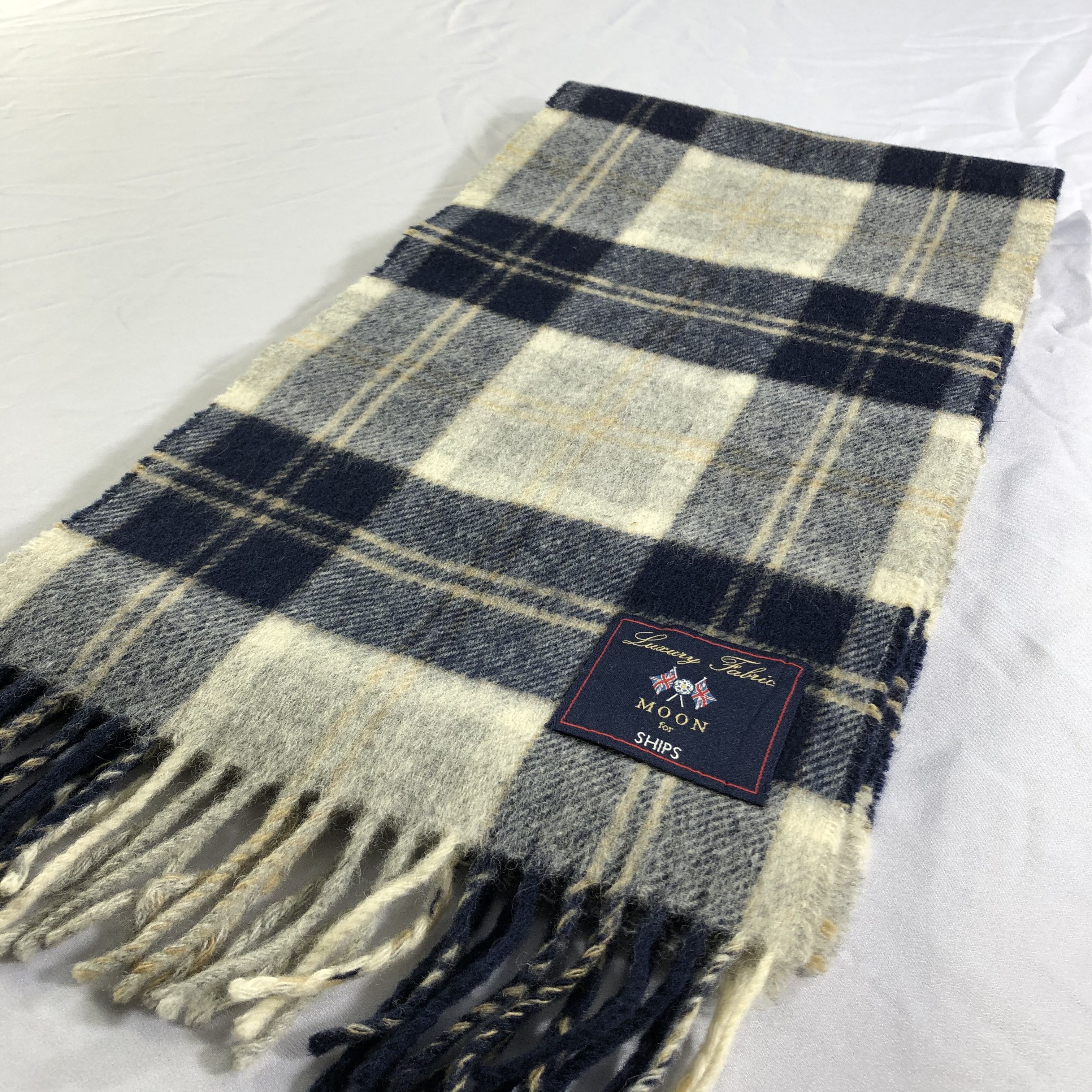 SHIPS Ships Wool Scarf Muffler Neckwear V2564 Size ONE SIZE - 3 Thumbnail