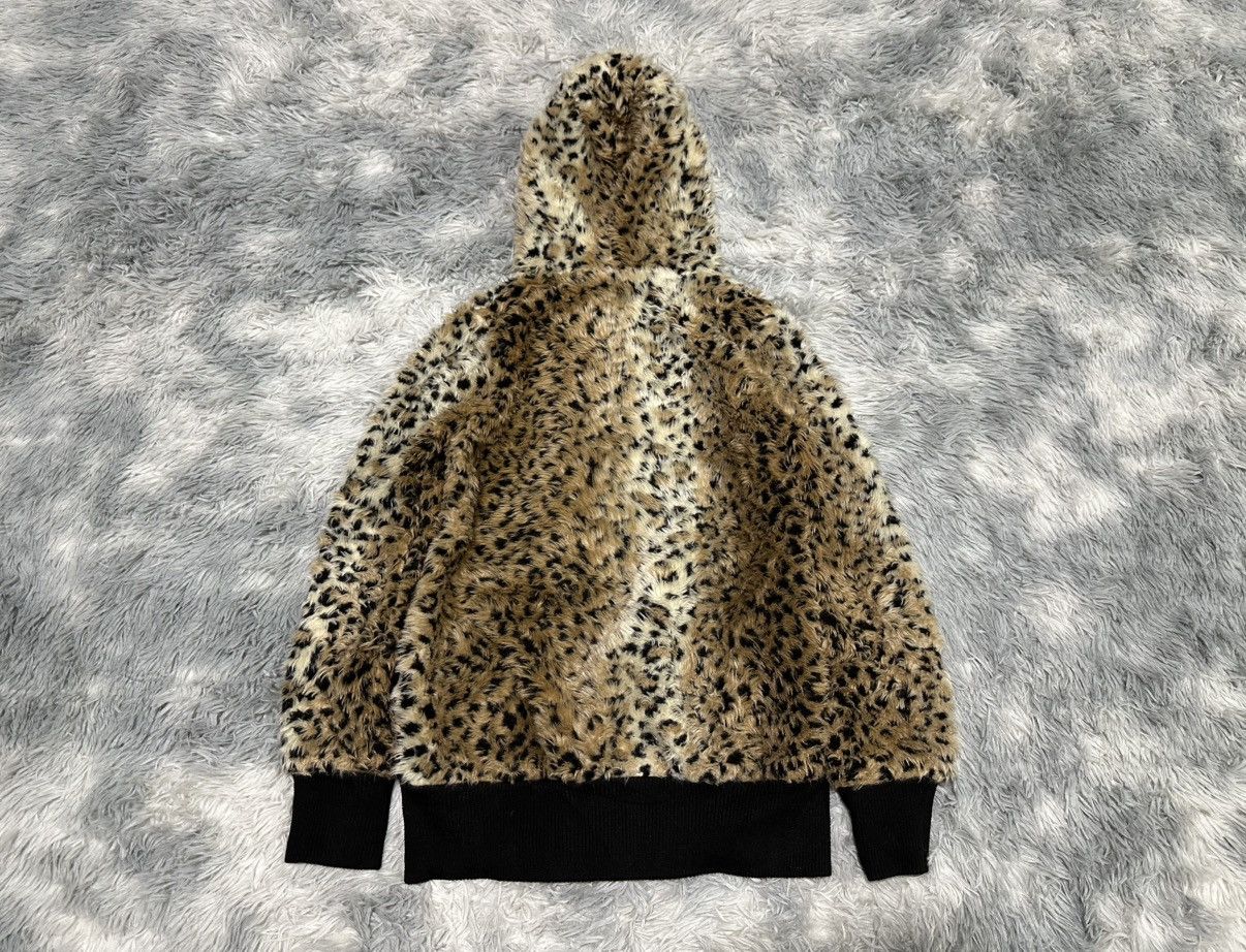 Hysteric Glamour 🔥Sick Y2K Glad News Leopard Fur Hoodie Vkei Punk Size US M / EU 48-50 / 2 - 7 Thumbnail