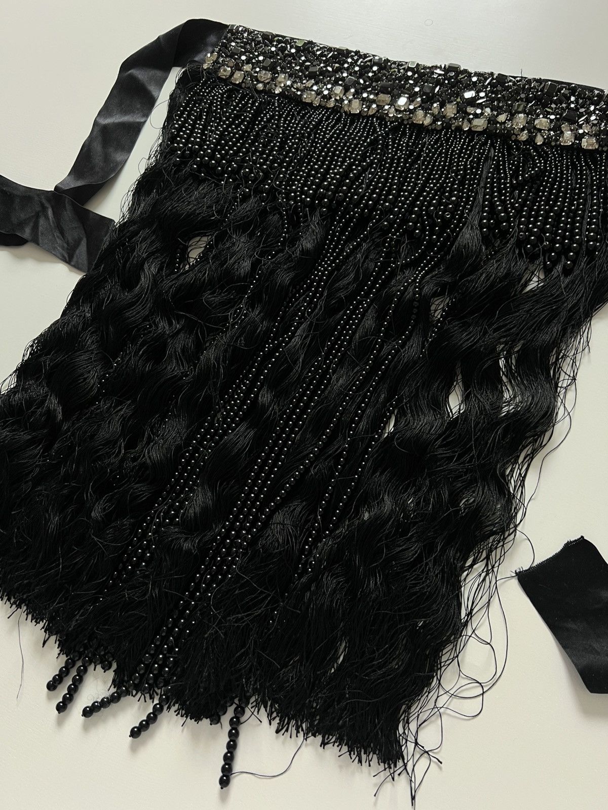 Prada Prada Archive embellished fringe belt Size ONE SIZE - 5 Thumbnail