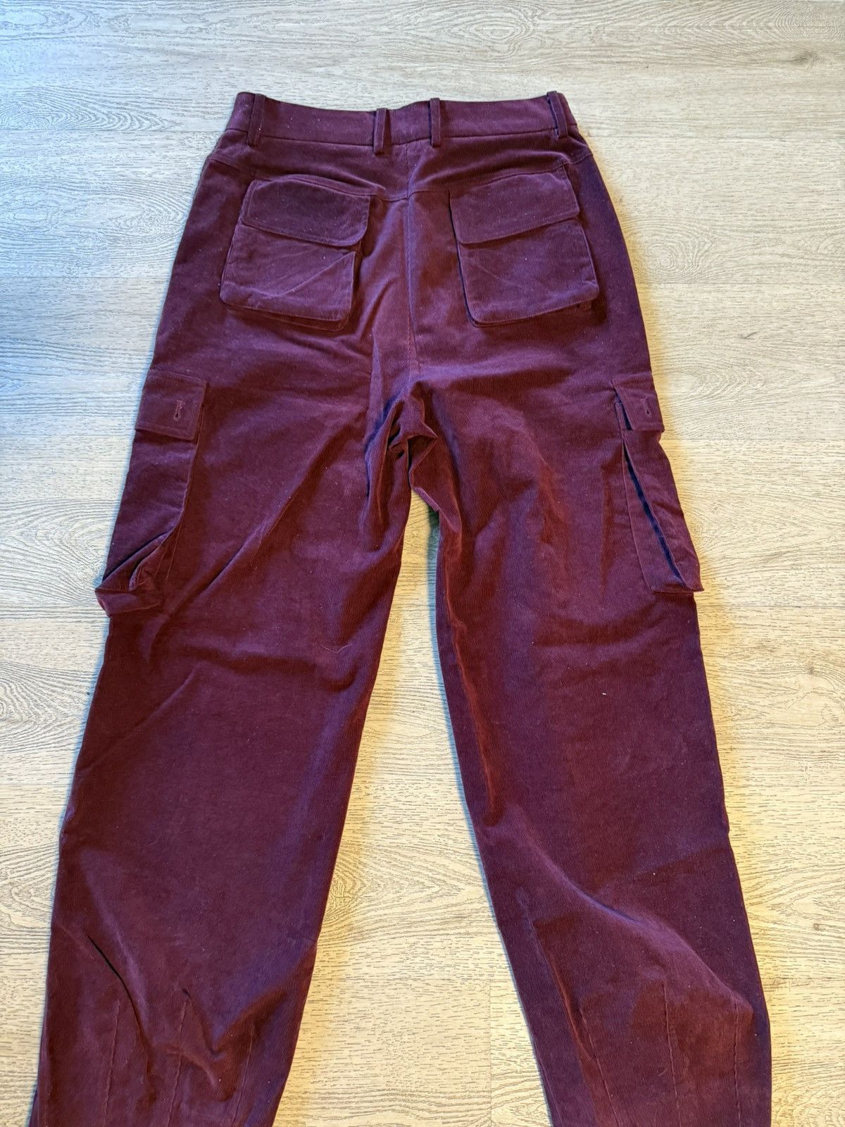 Japanese Brand × Vintage DRAE Burgundy Cargo Pants Size US 32 / EU 48 - 8 Thumbnail