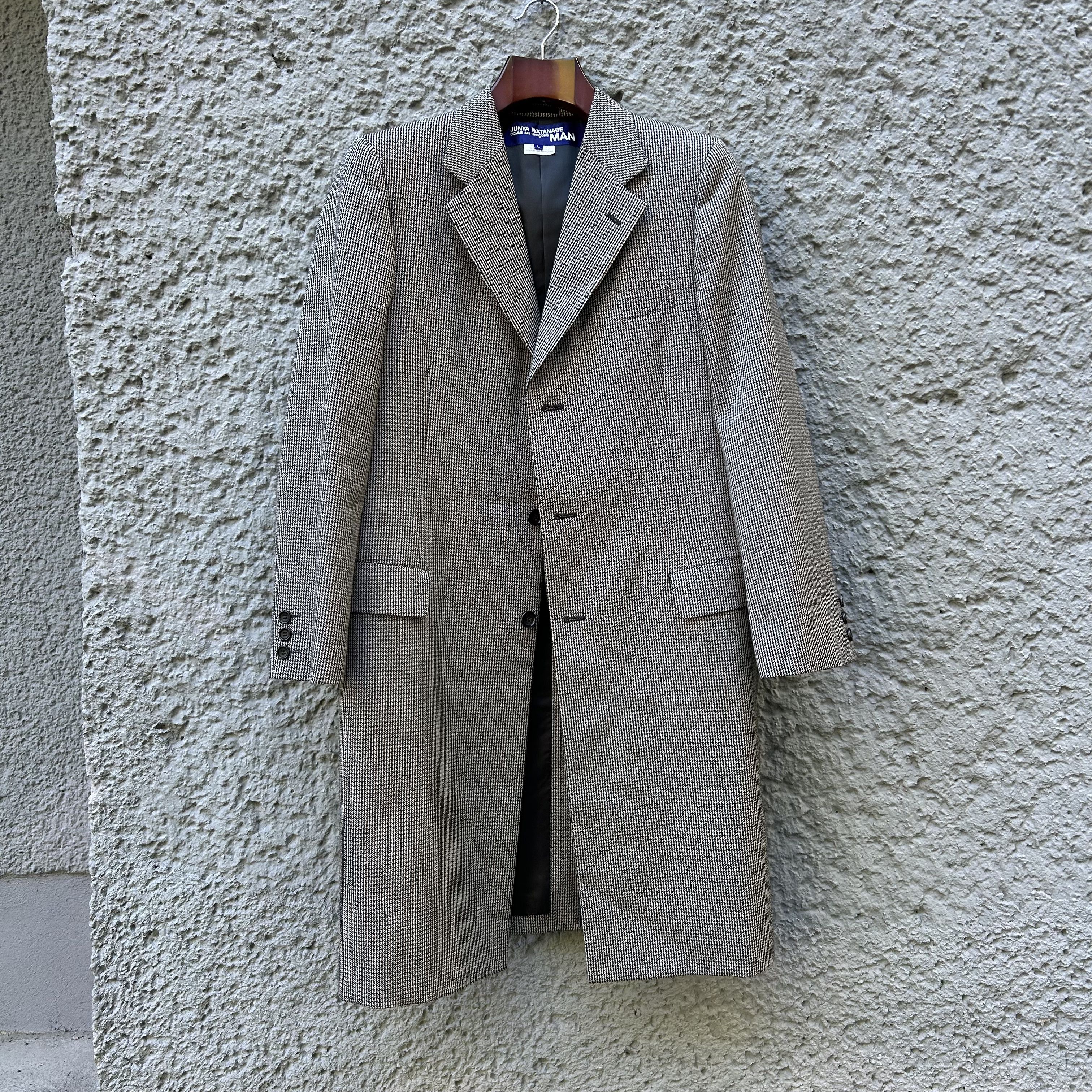 Junya Watanabe CDG Junya Watanabe Houndstooth Overcoat Coat Jacket F/W04 Size US M / EU 48-50 / 2 - 3 Thumbnail