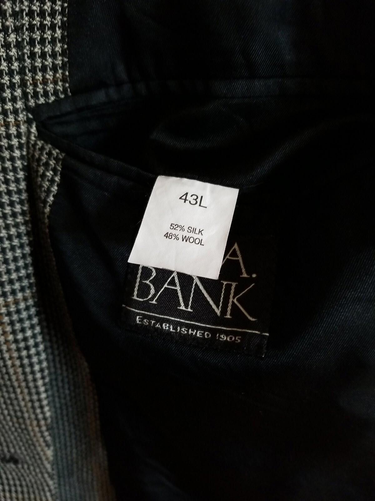 Jos. A. Bank JOS. A. Bank Mens 43L Silk Wool Blazer Jacket EUC! Size 42L - 6 Thumbnail