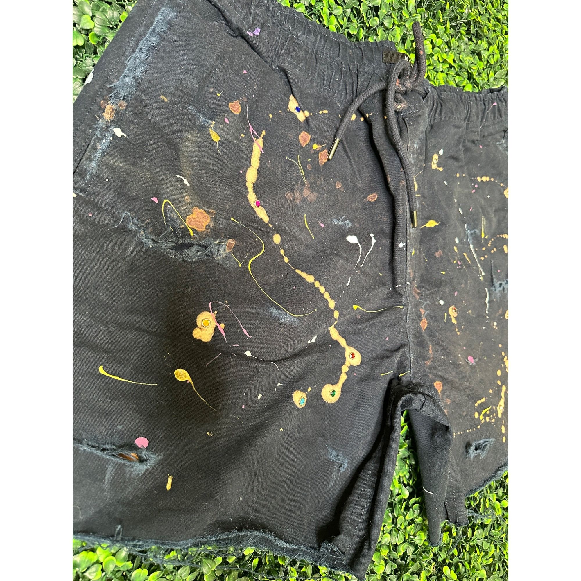 Ksubi DRO Lab LTD Custom 1/1 ART x Ksubi Shorts Size US 36 / EU 52 - 2 Thumbnail