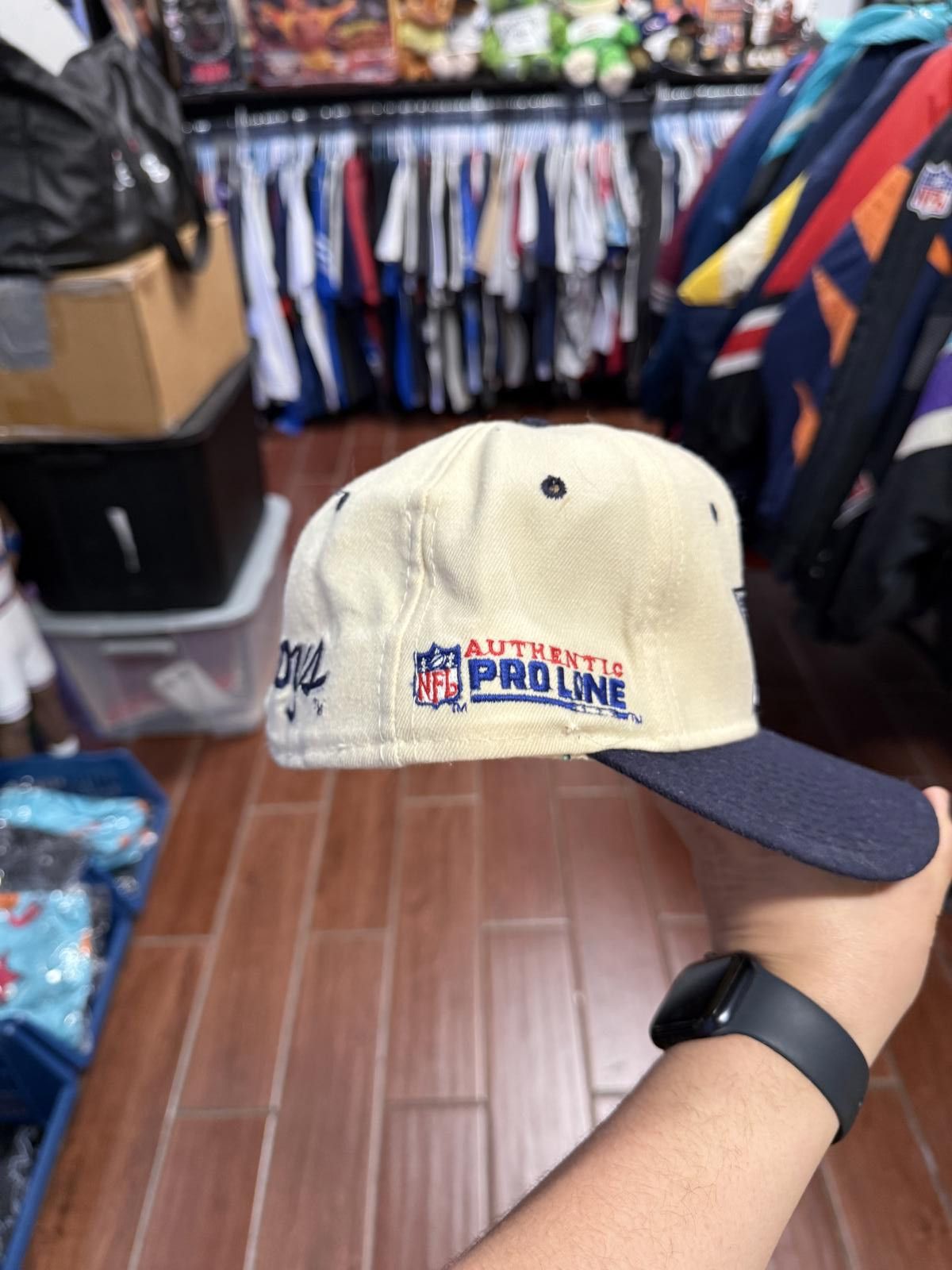 Sports Specialties 90s Vintage Cowboys Fitted Hat Size 7 Size ONE SIZE - 3 Thumbnail
