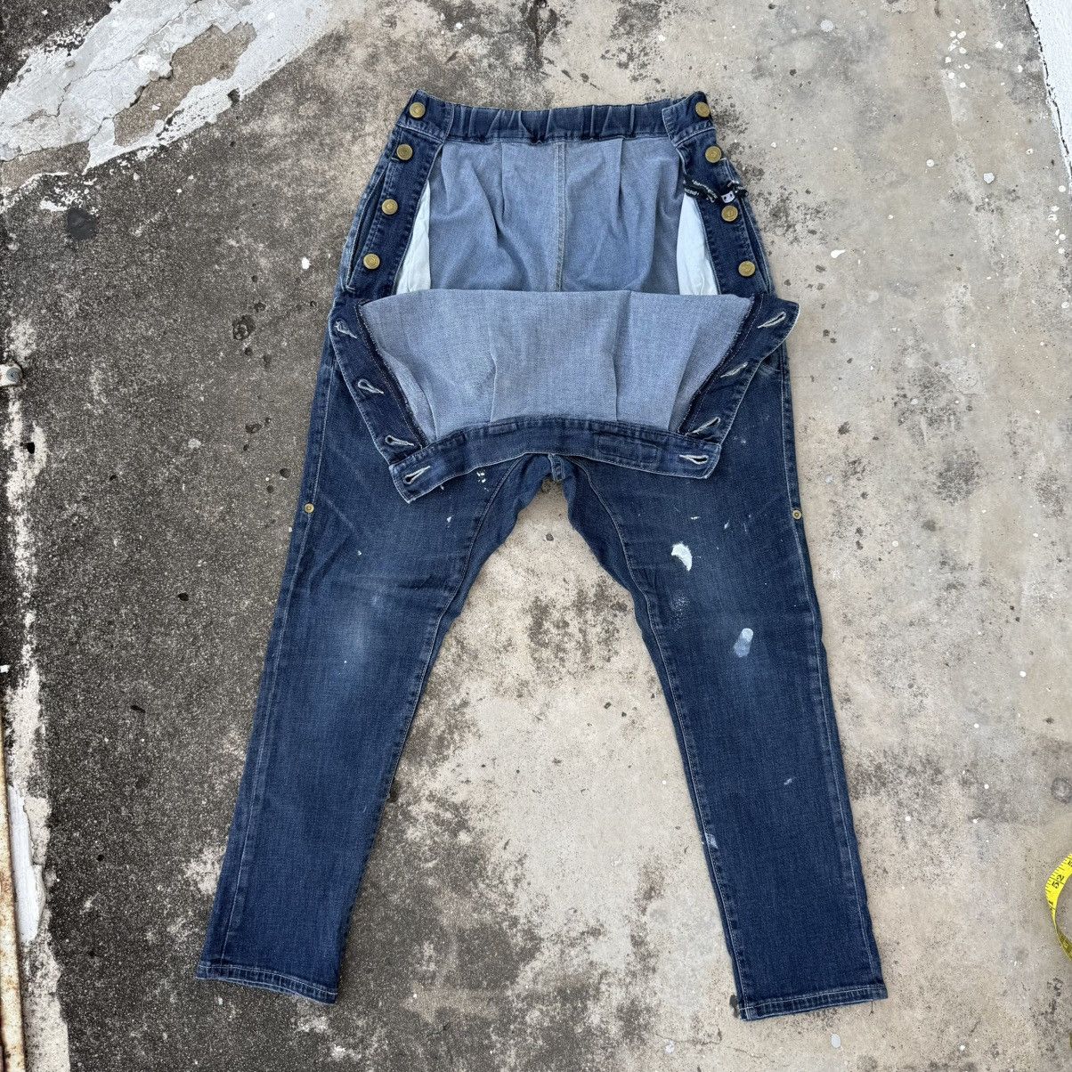 Issey Miyake × mercibeaucoup VINTAGE MERCIBEAUCOUP BY ISSEY MIYAKE DENIM PANTS Size US 28 / EU 44 - 2 Thumbnail