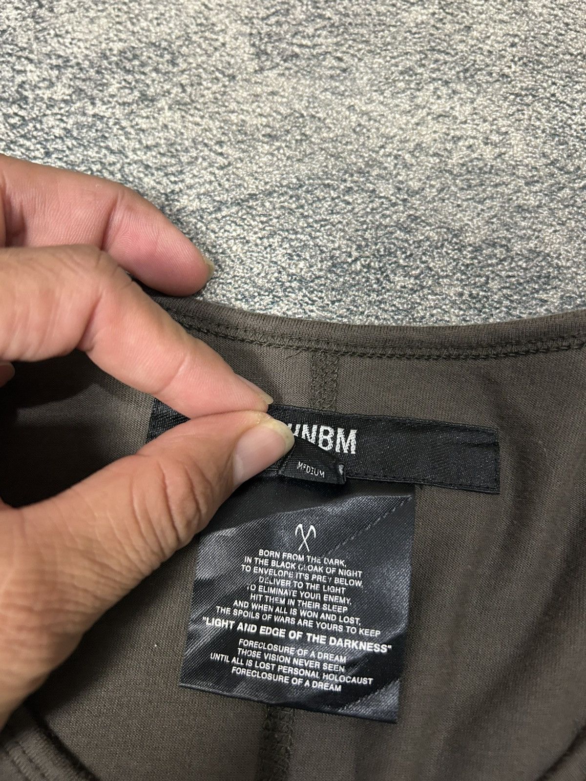 Japanese Brand HNBM JAPAN Freemasonry logo distressed longsleeve Size US M / EU 48-50 / 2 - 10 Thumbnail