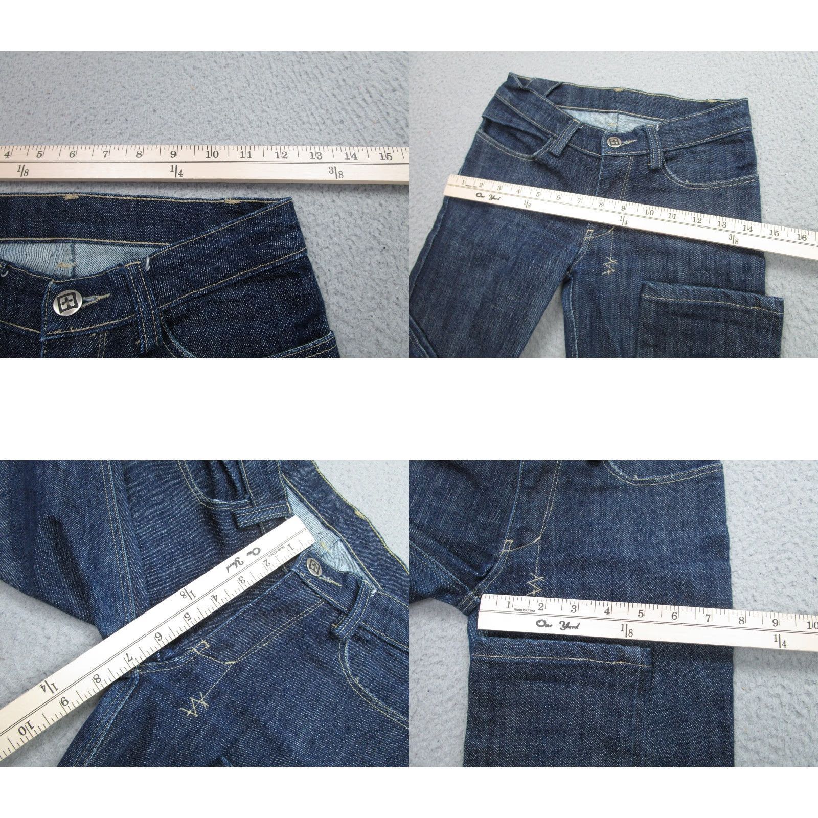 Ksubi Ksubi Jeans Women 25 Skinny Blue Denim Stretch Embroidered Australia Womens Size 42" / US 20 - 8 Thumbnail