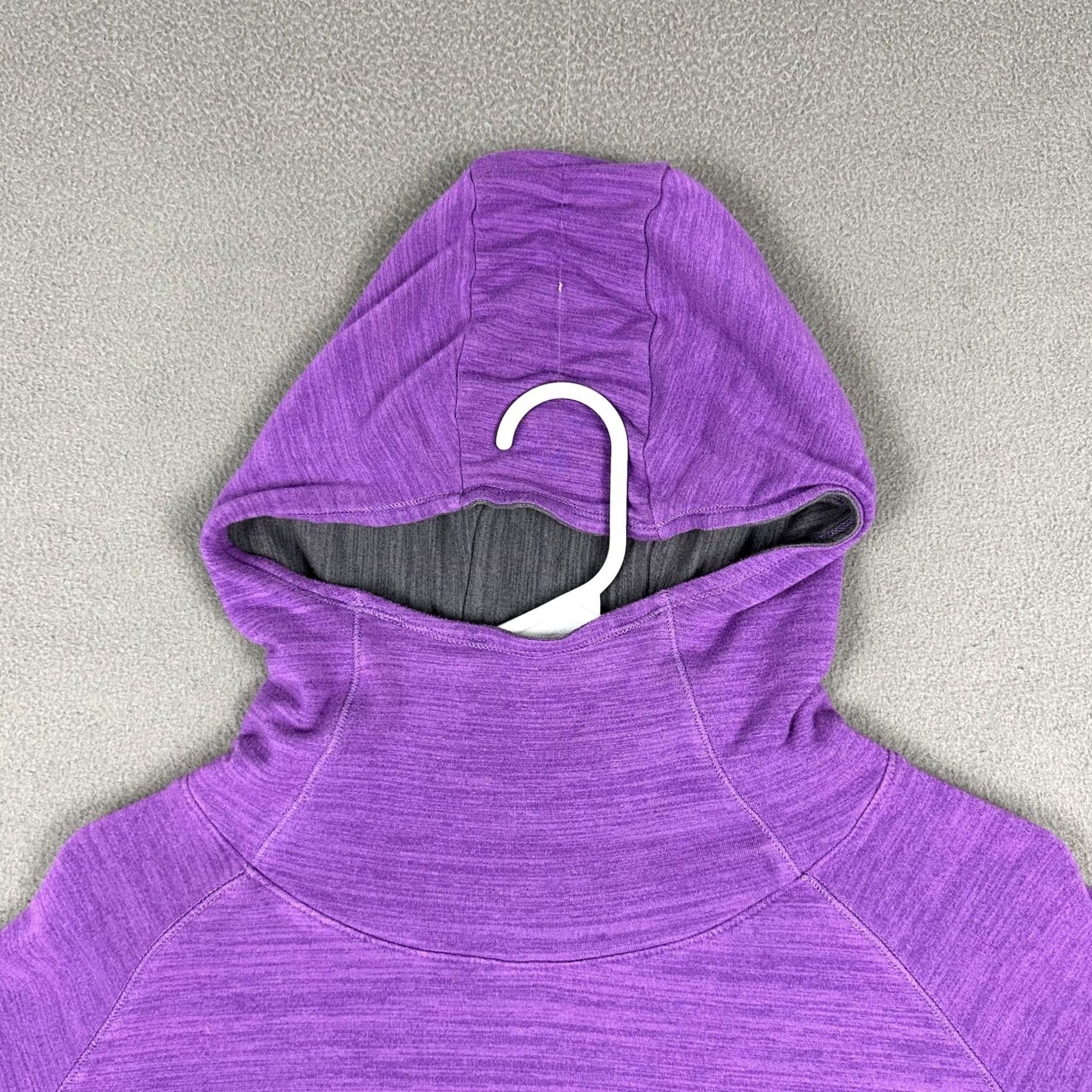 Footjoy FootJoy Hoodie Sweatshirt Women XL Purple French Terry Pullover Cowl Neck Pocket Colorblock Golf Activewear Casual 90s? Size XL / US 12-14 / IT 48-50 - 3 Thumbnail