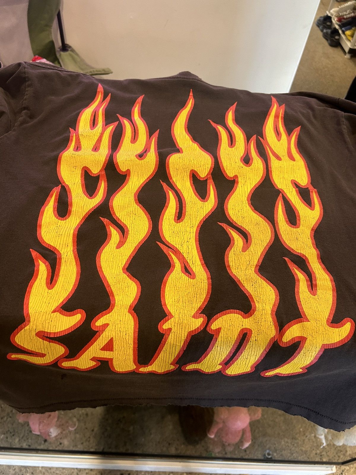 Saint Michael Gray saint michael soul on fire shirt Size US L / EU 52-54 / 3 - 2 Thumbnail