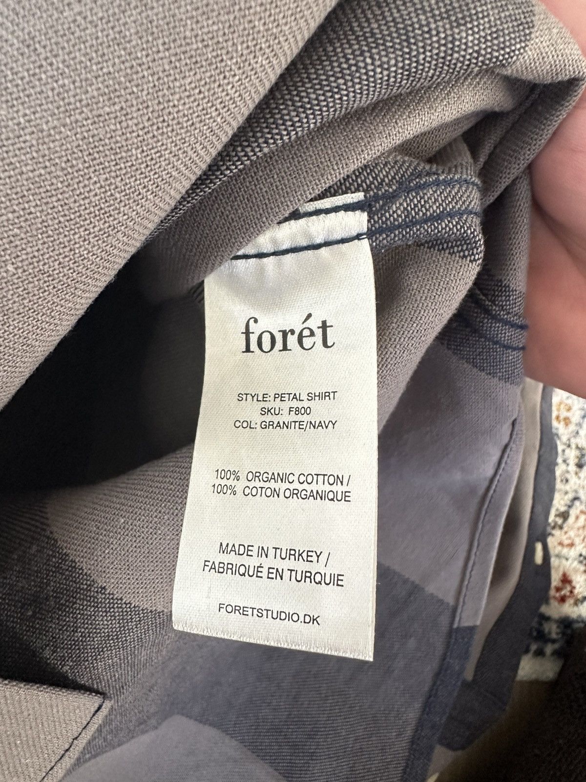 foret Striped Heavy Button Up Shirt Size US M / EU 48-50 / 2 - 4 Thumbnail