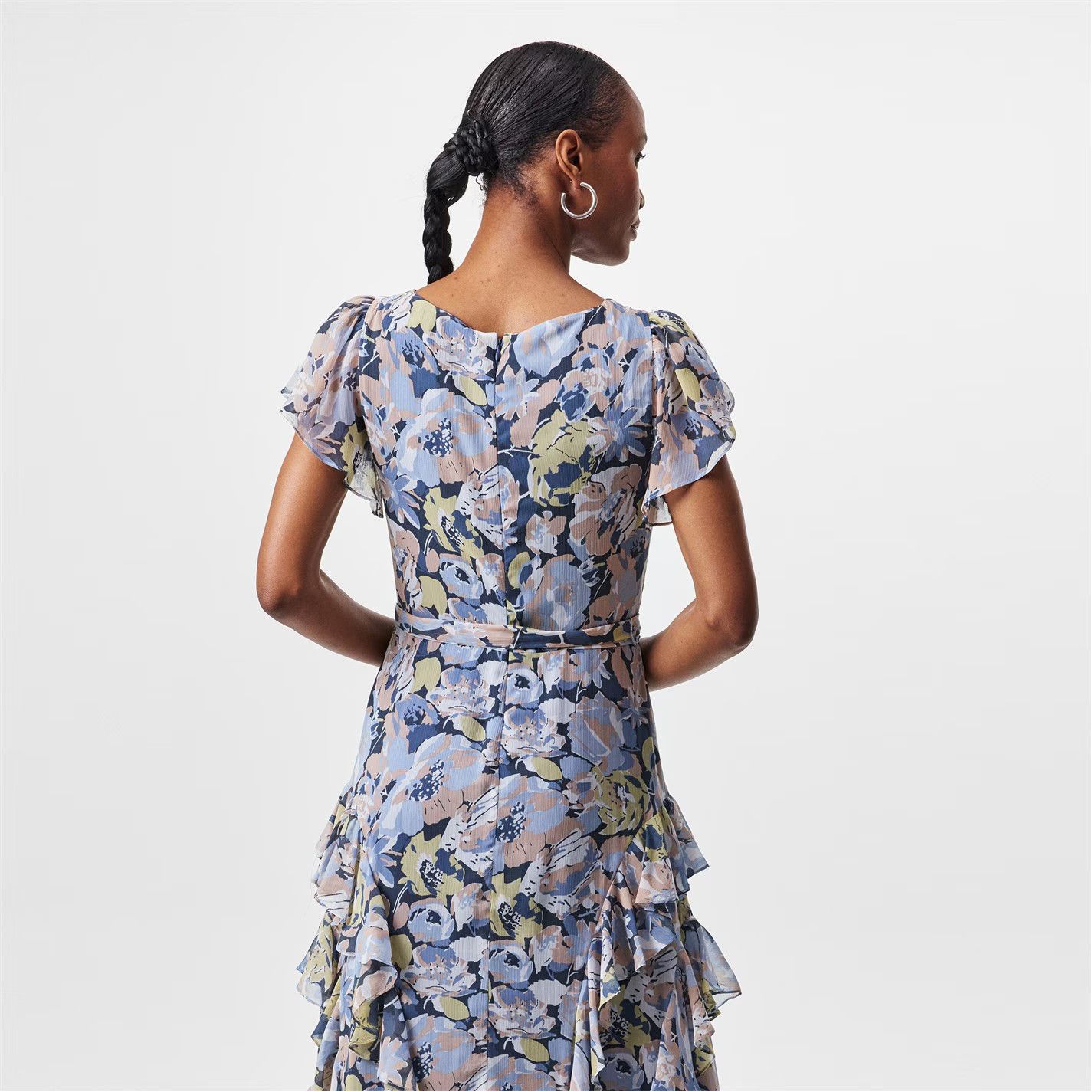 Lauren Ralph Lauren o1g2r1mq0825 Kimbinell Gown in Multicolor Size L / US 10 / IT 46 - 4 Thumbnail