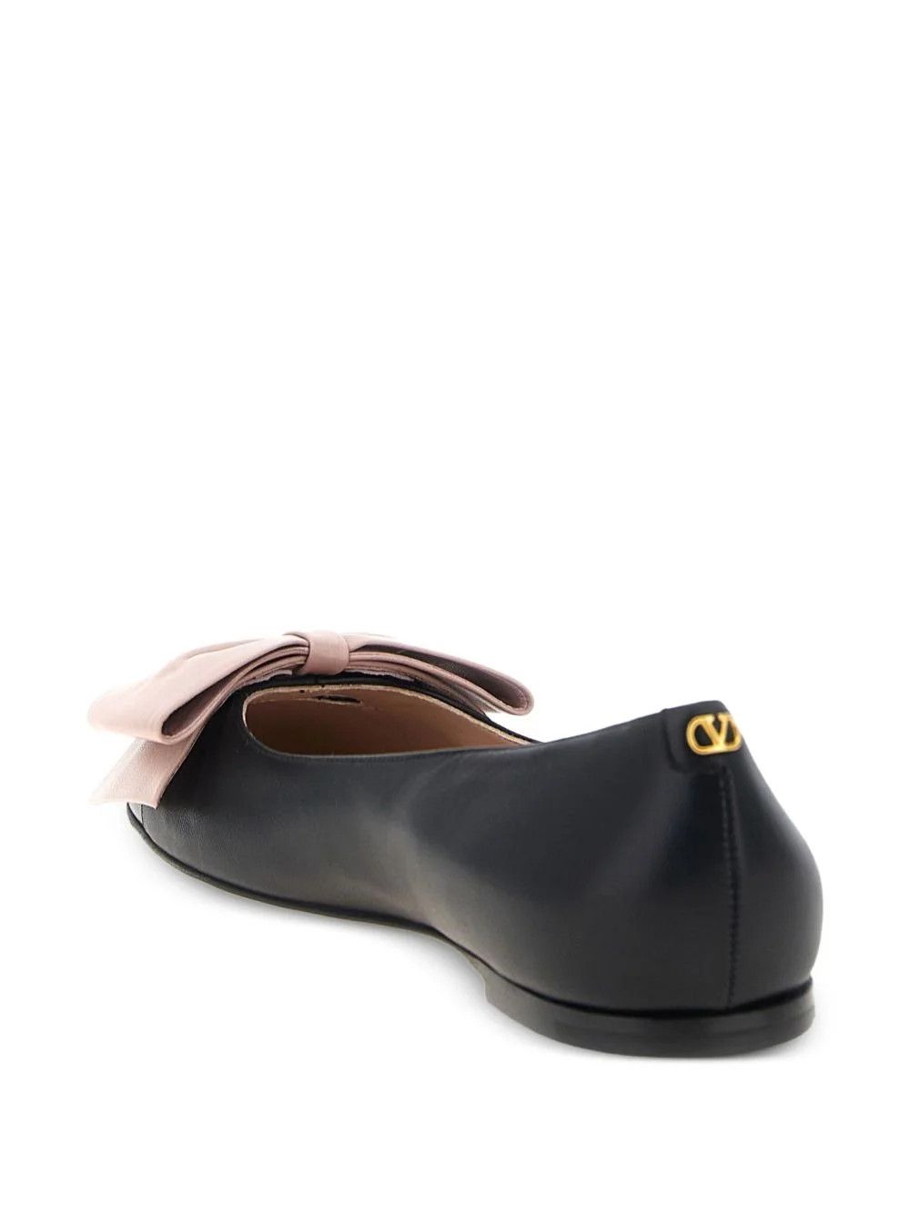 Valentino os11x0126 Bowow Ballet Flats in Black Size US 7 / IT 37 - 3 Thumbnail