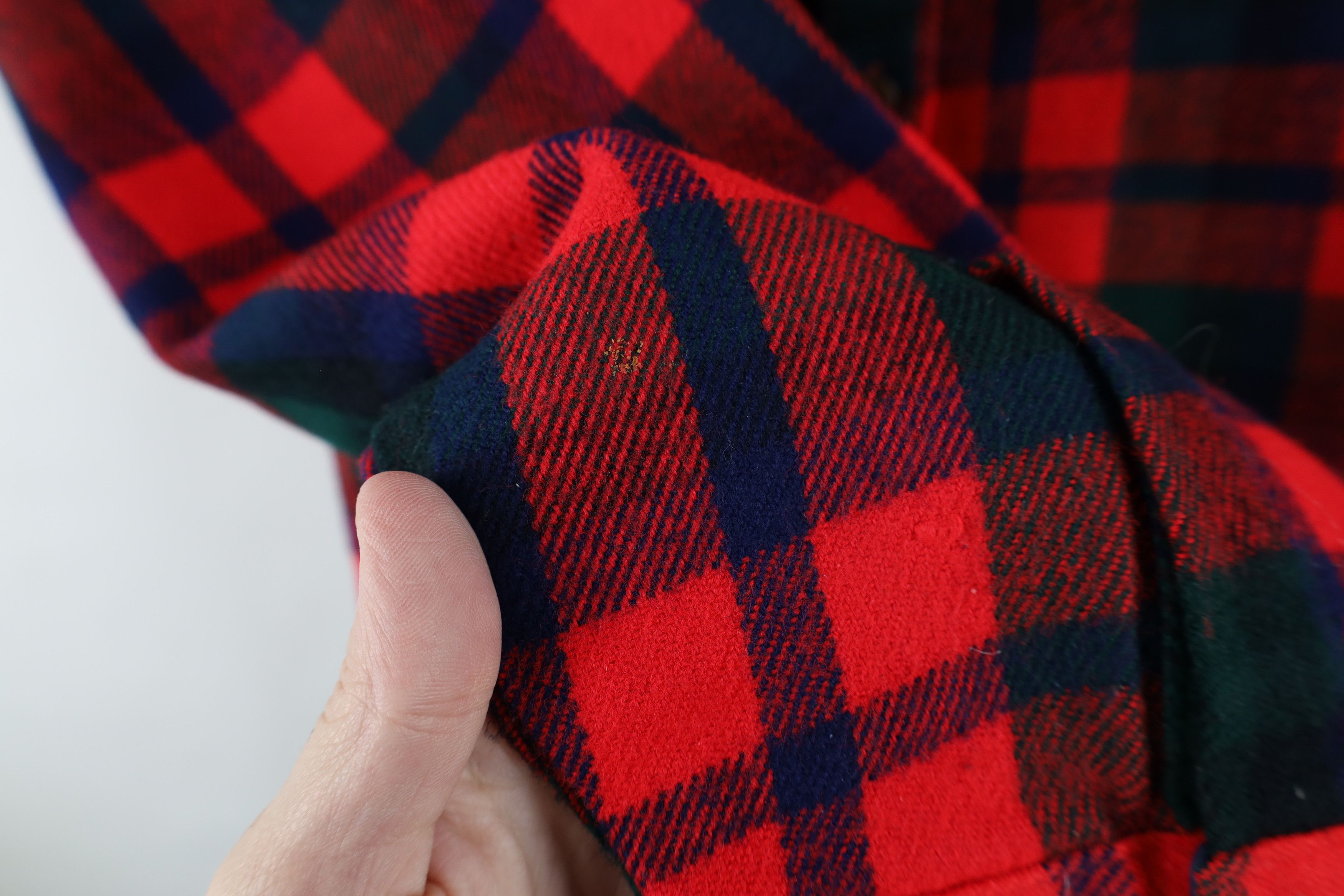 Vintage Vintage 70s Streetwear Collared Board Button Shirt Plaid Size US XL / EU 56 / 4 - 6 Thumbnail